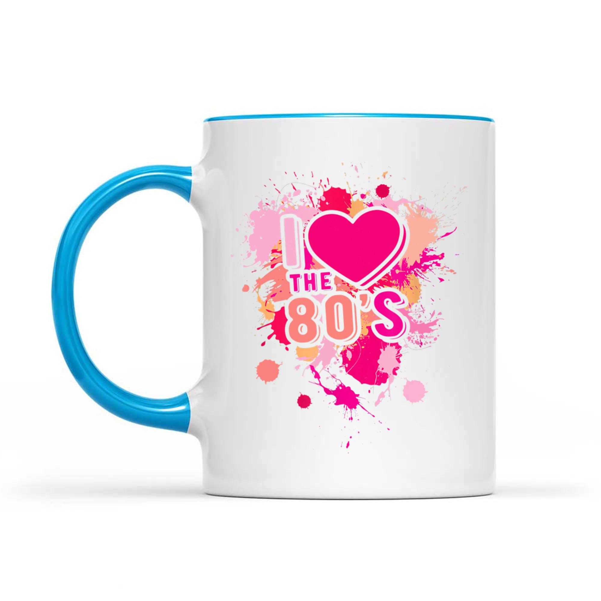 I Love The 80's Boy 80s Girl Music 80's Nostalgia Mug