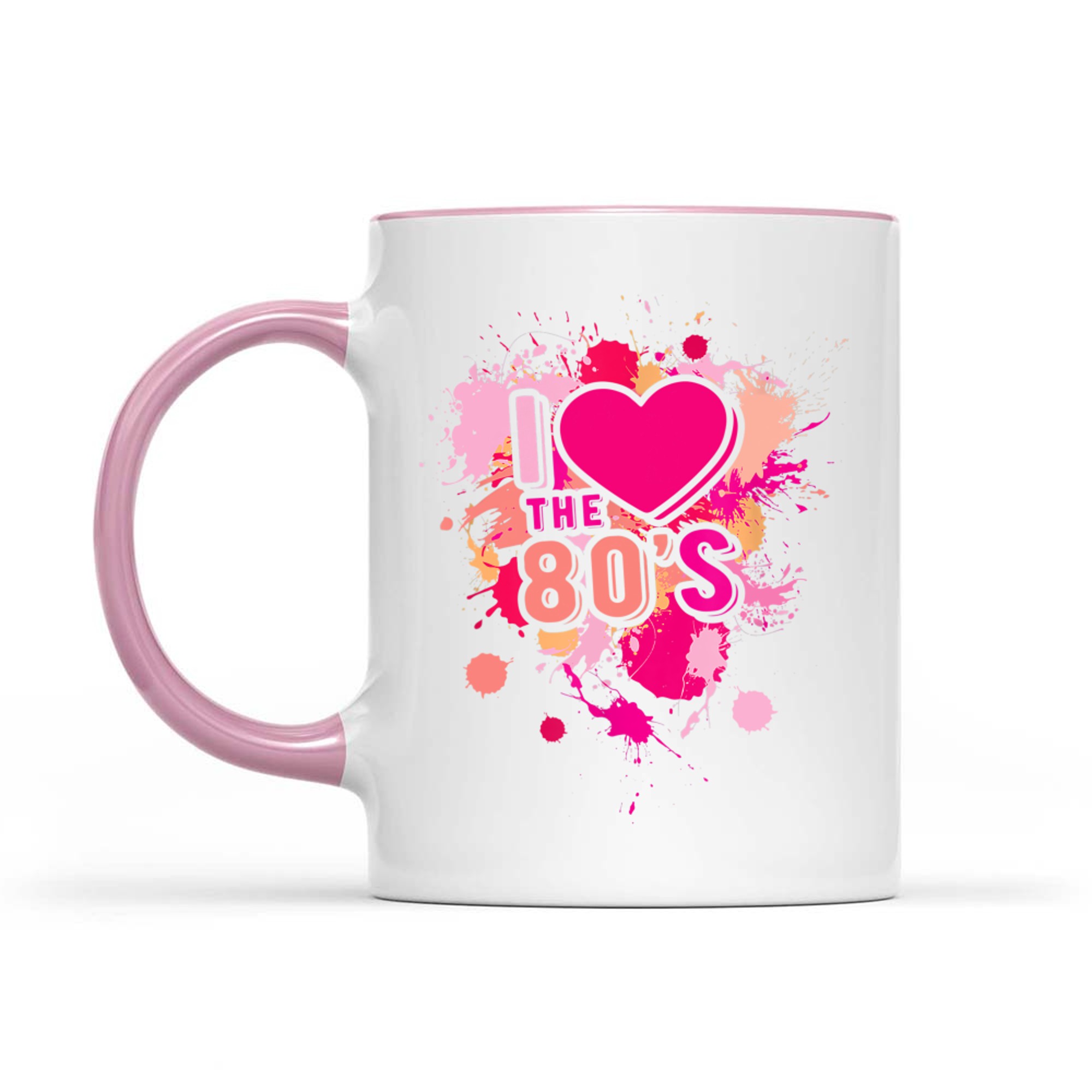 I Love The 80's Boy 80s Girl Music 80's Nostalgia Mug