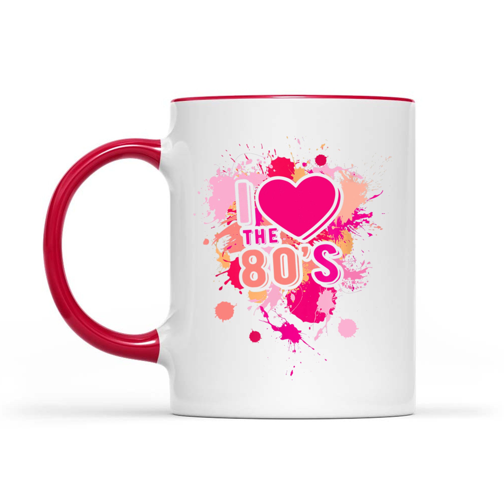 I Love The 80's Boy 80s Girl Music 80's Nostalgia Mug