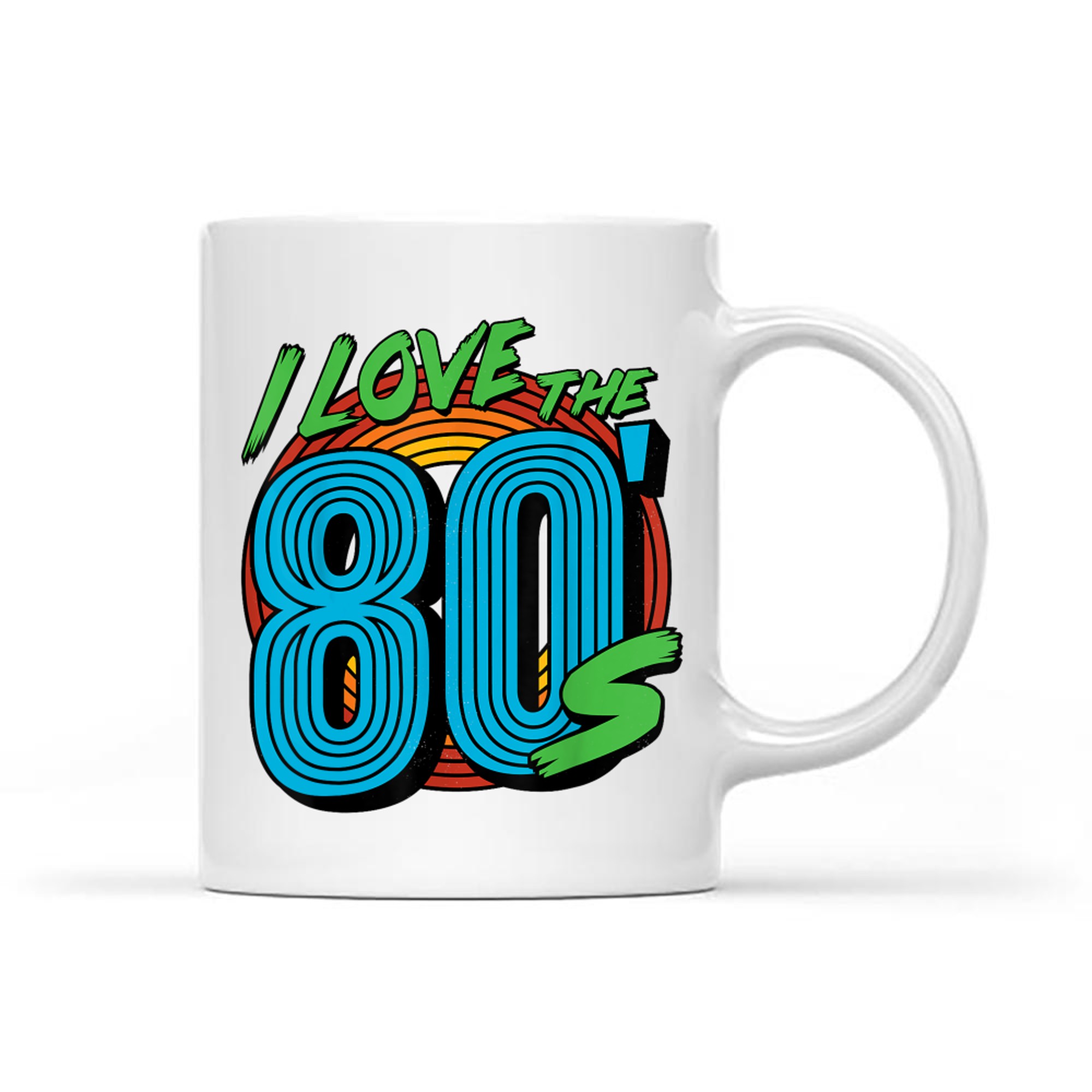 I Love The 80s Retro Vintage Classic Nostalgia Party Mug