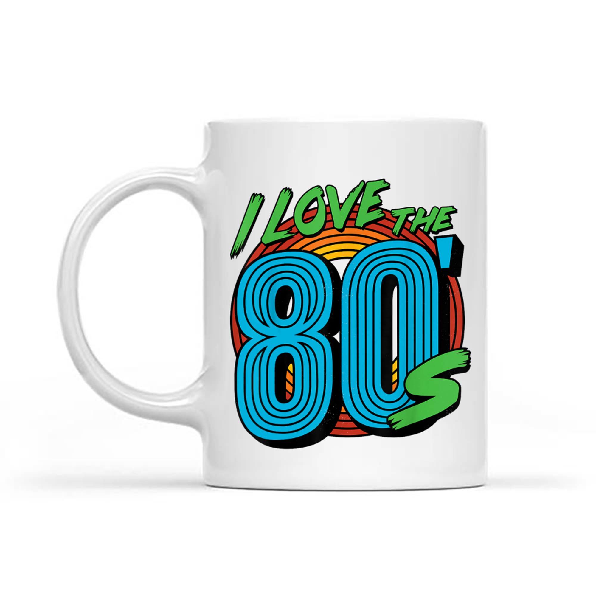 I Love The 80s Retro Vintage Classic Nostalgia Party Mug