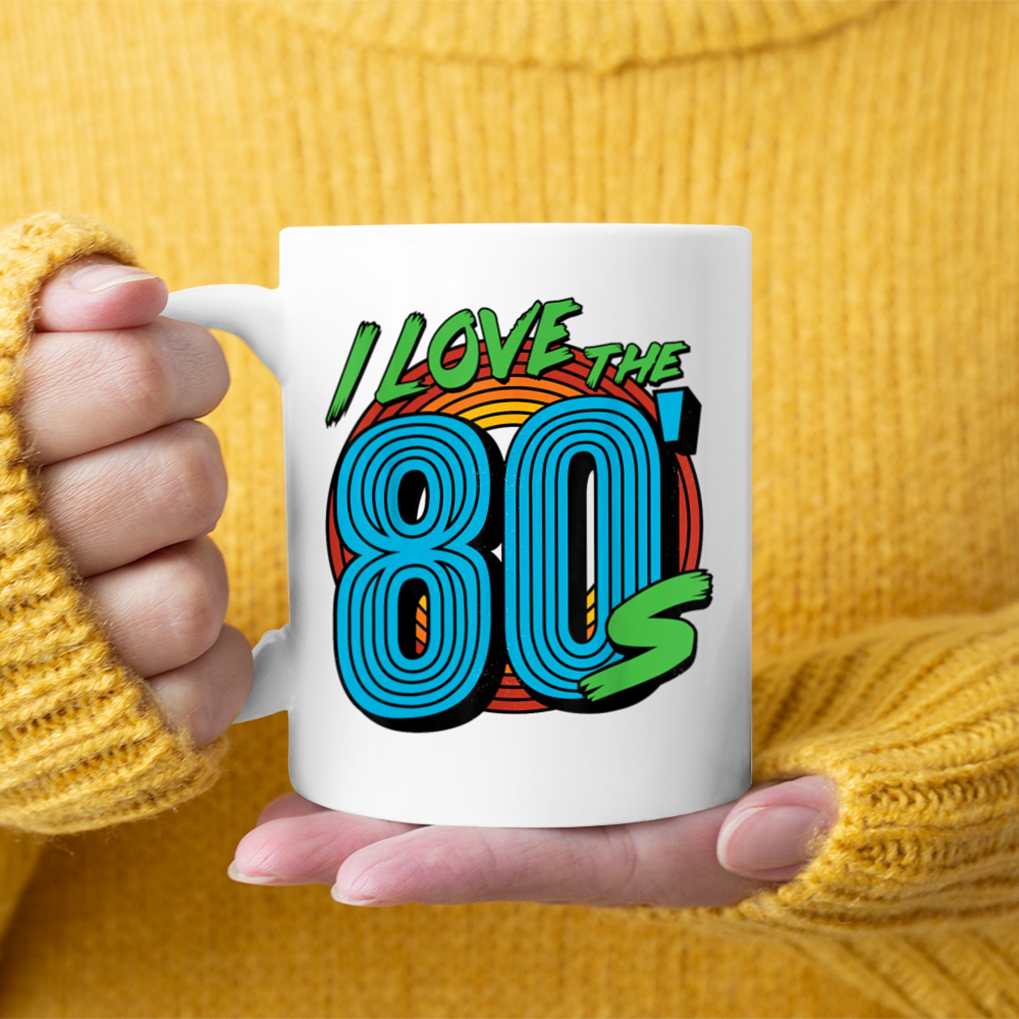 I Love The 80s Retro Vintage Classic Nostalgia Party Mug