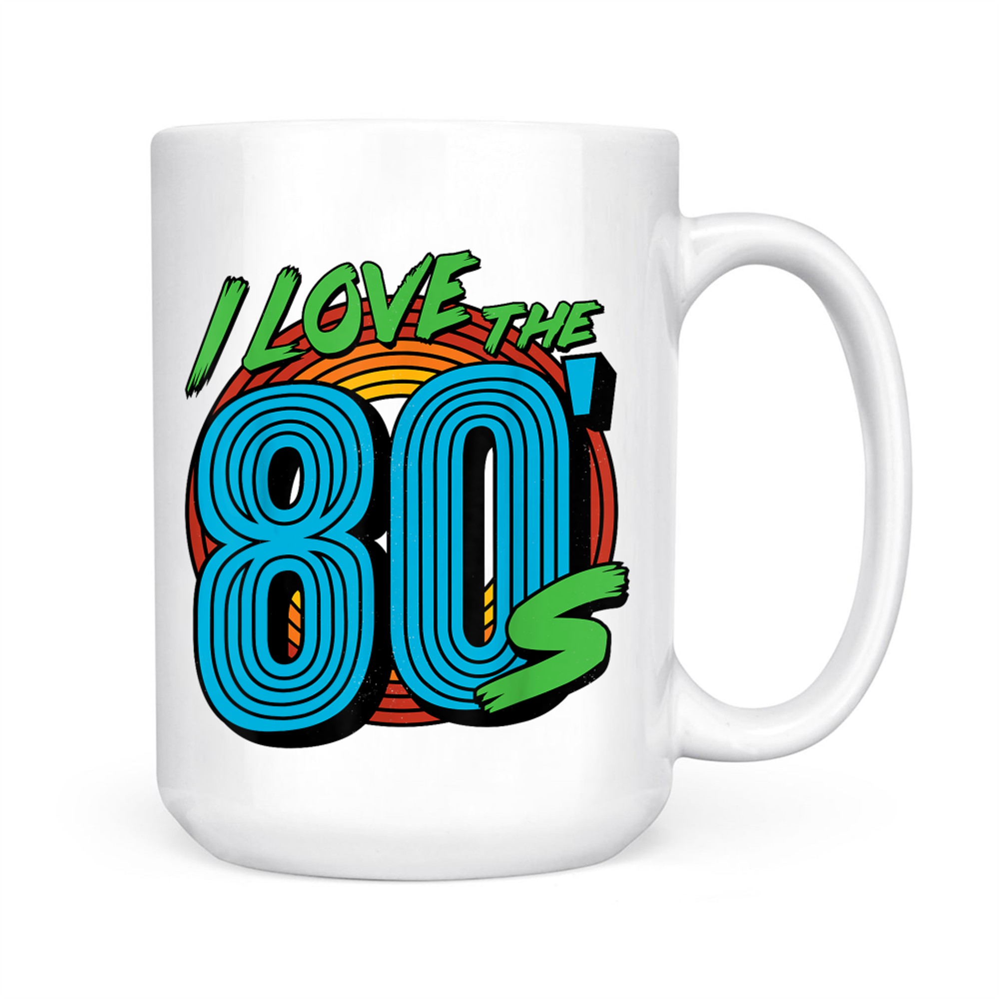 I Love The 80s Retro Vintage Classic Nostalgia Party Mug
