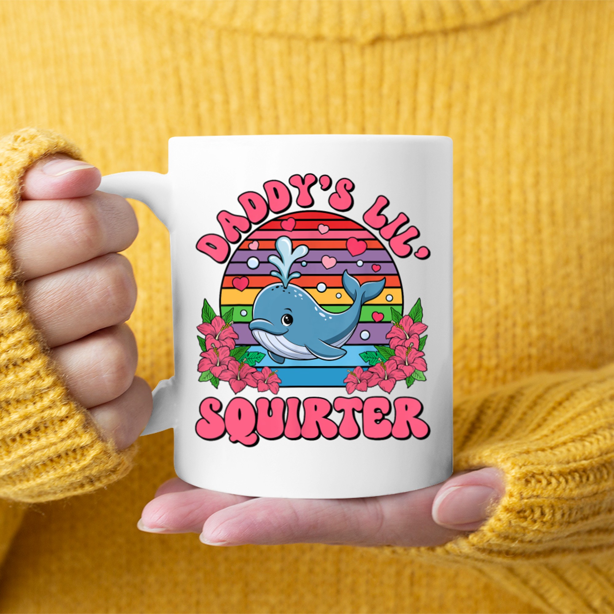 Inappropriate Funny Daddy's Lil Squirter Embarrassing Mug