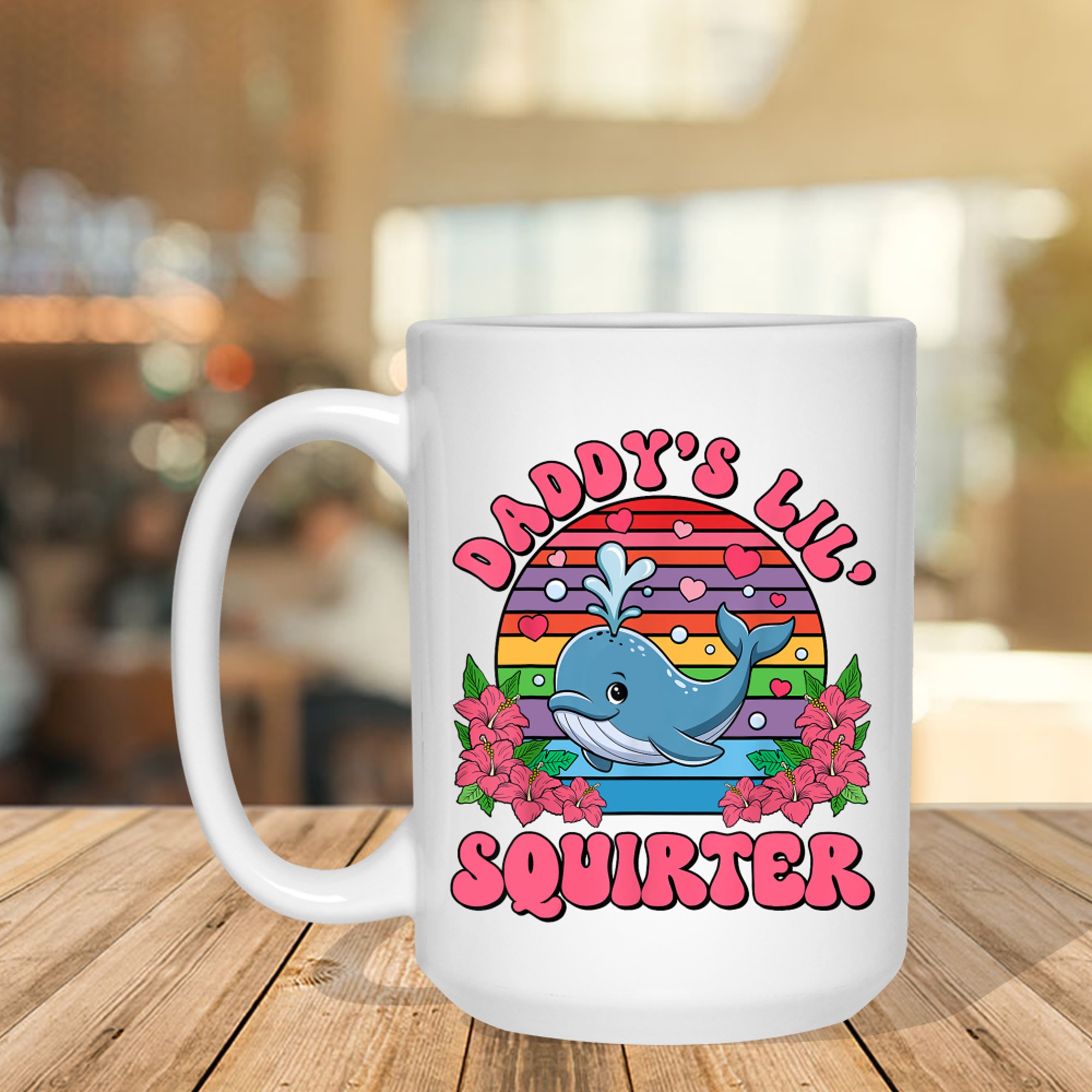 Inappropriate Funny Daddy's Lil Squirter Embarrassing Mug