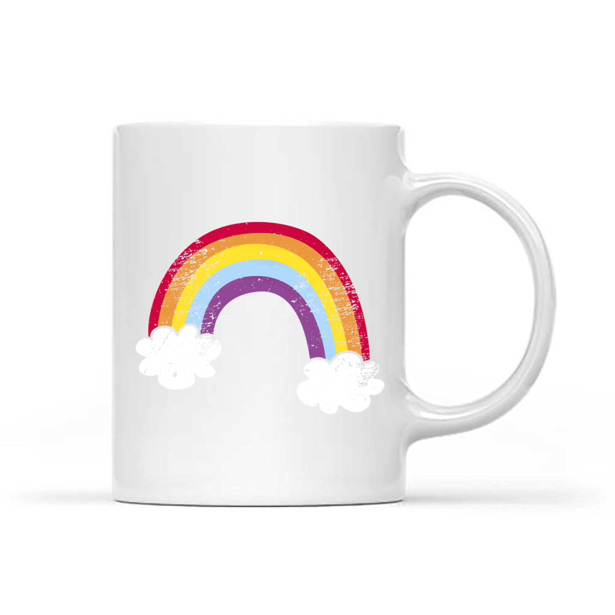 Love Rainbow Gift 80s 90s Nostalgia Retro Mug