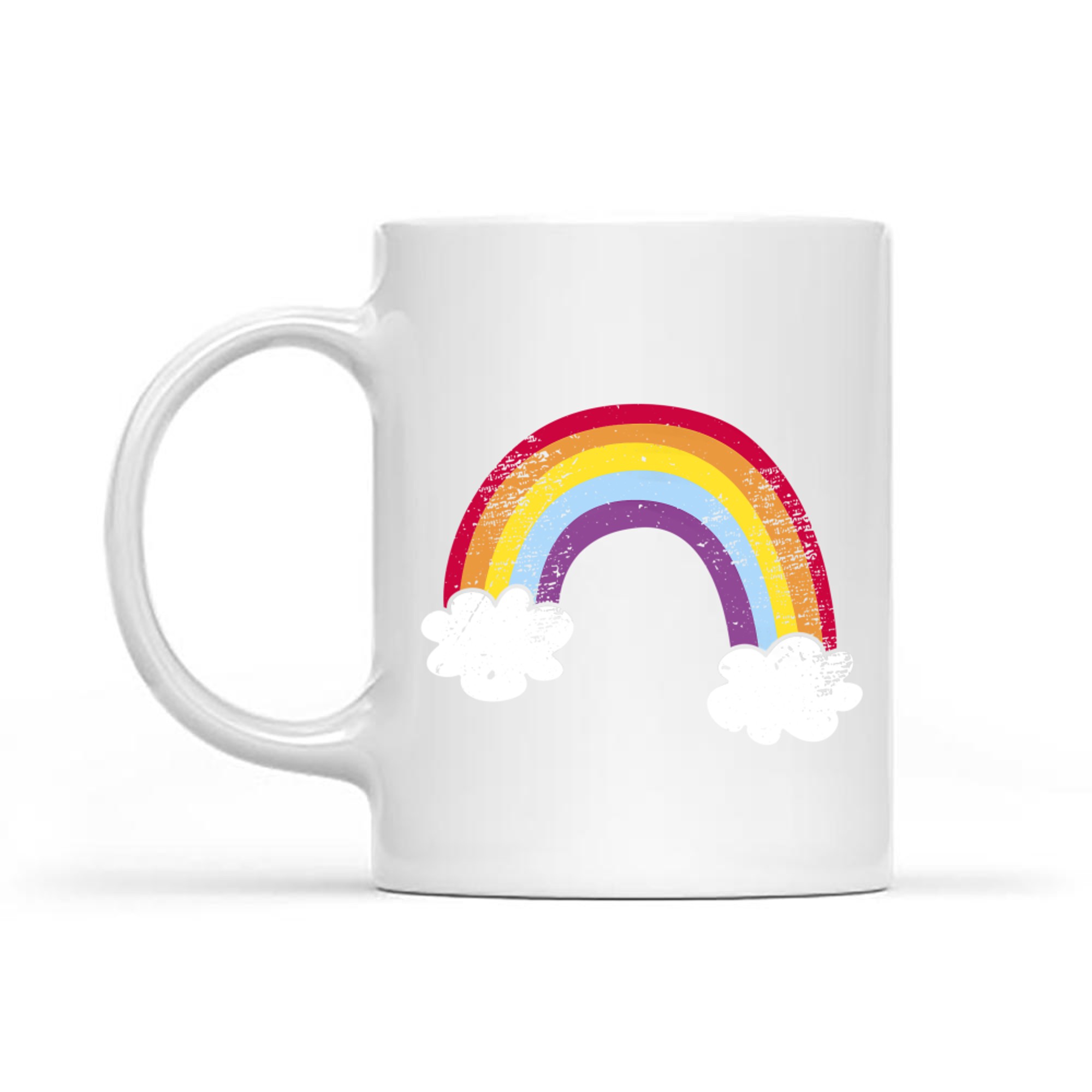 Love Rainbow Gift 80s 90s Nostalgia Retro Mug