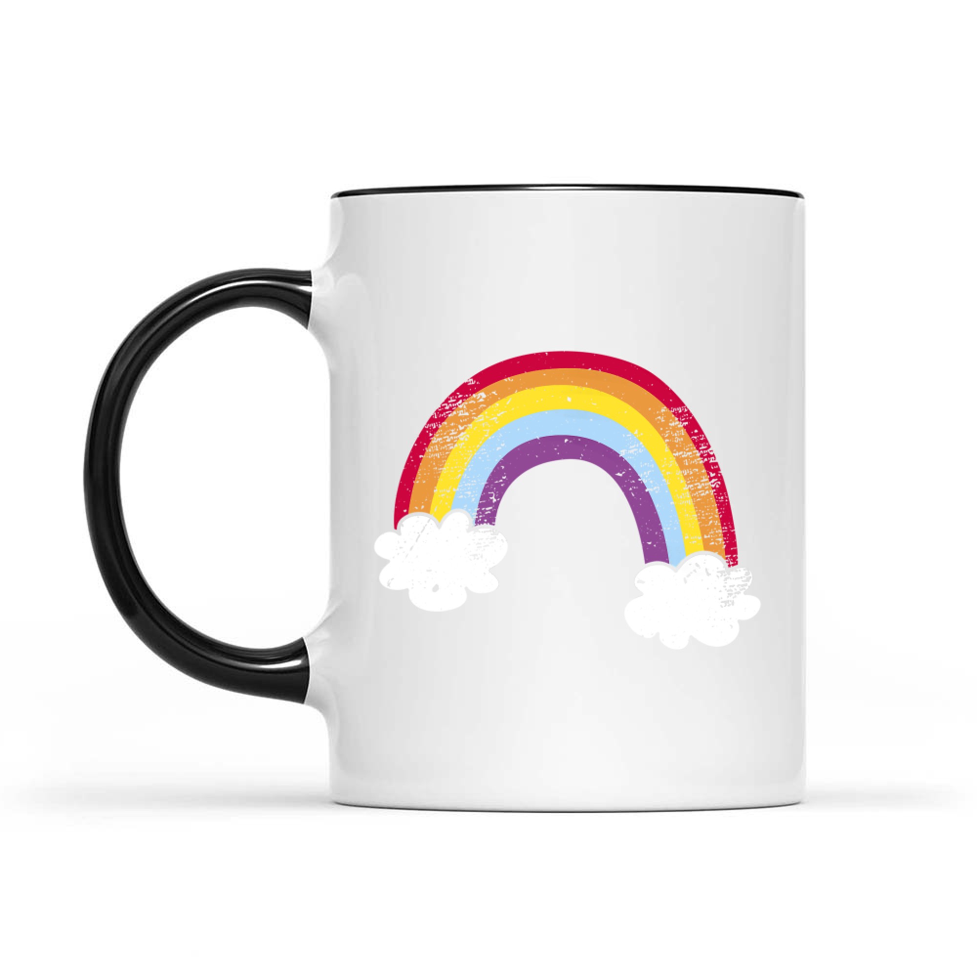 Love Rainbow Gift 80s 90s Nostalgia Retro Mug