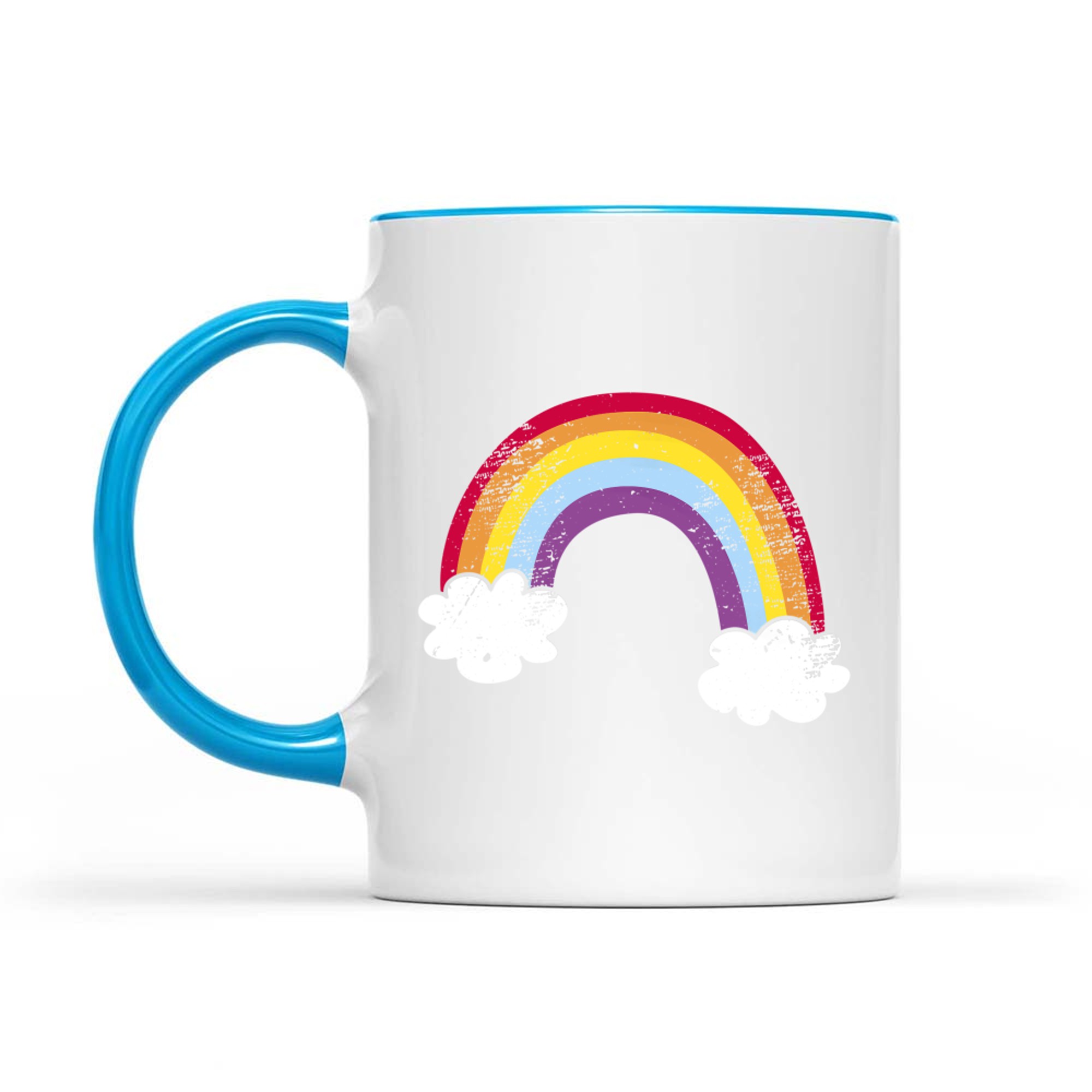 Love Rainbow Gift 80s 90s Nostalgia Retro Mug