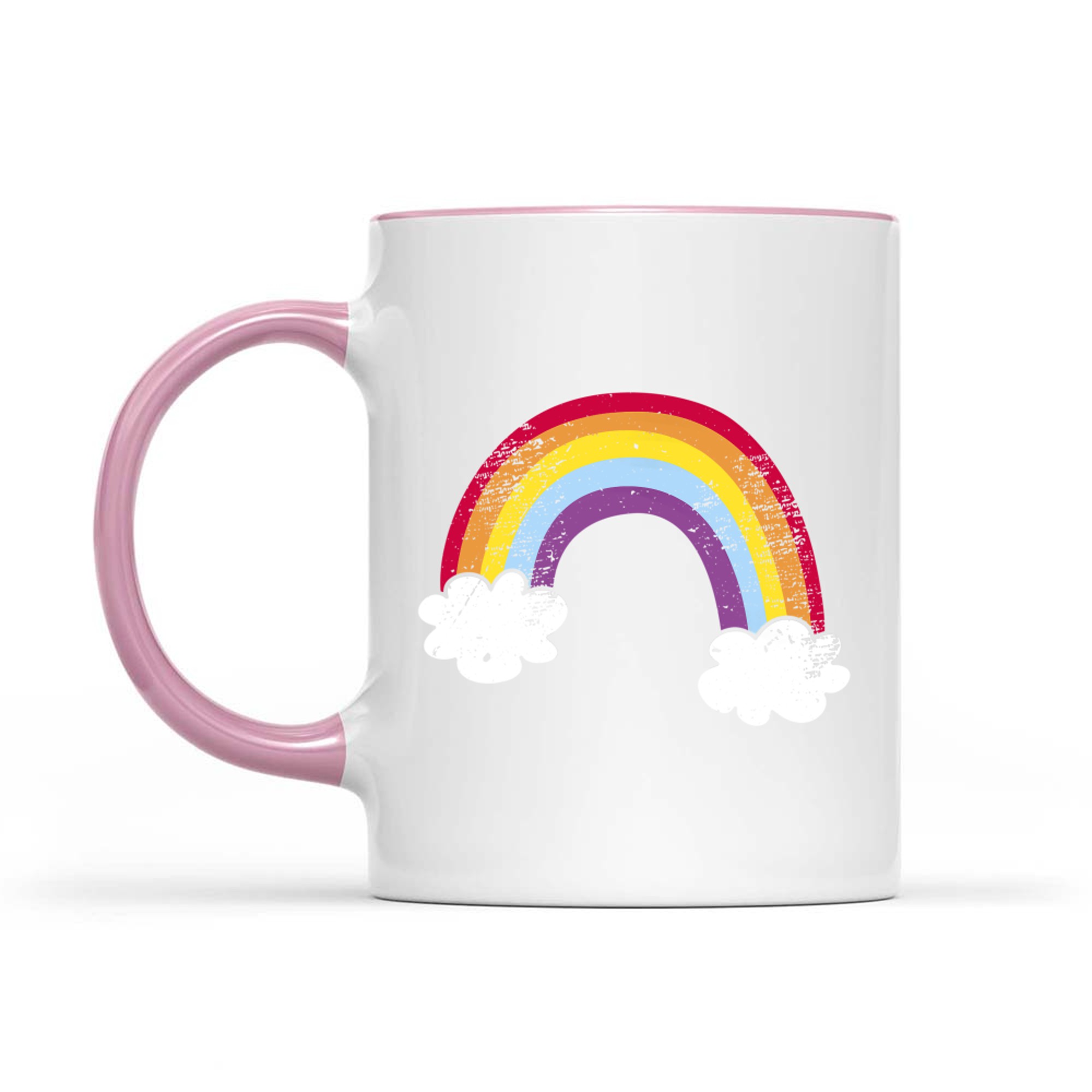 Love Rainbow Gift 80s 90s Nostalgia Retro Mug