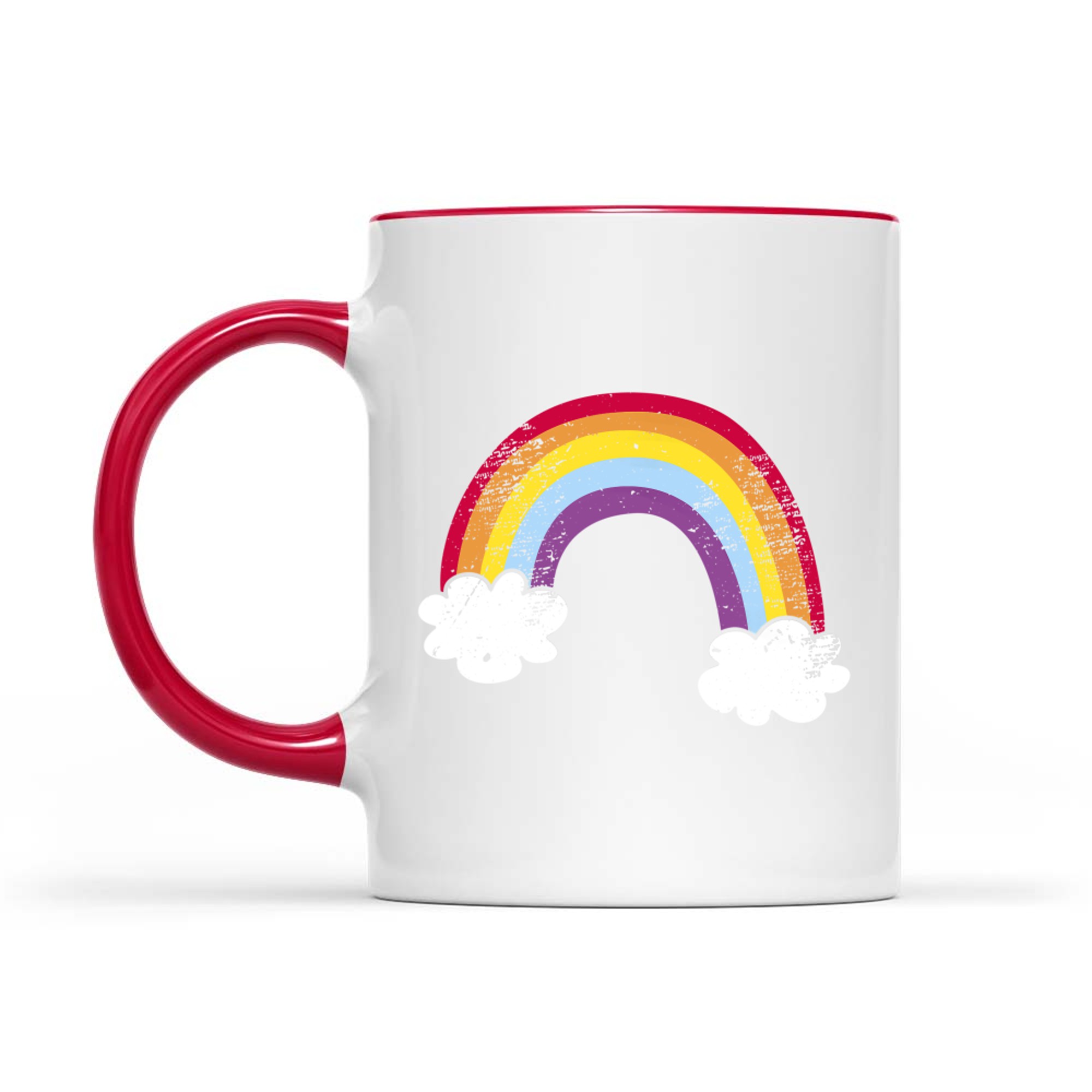 Love Rainbow Gift 80s 90s Nostalgia Retro Mug