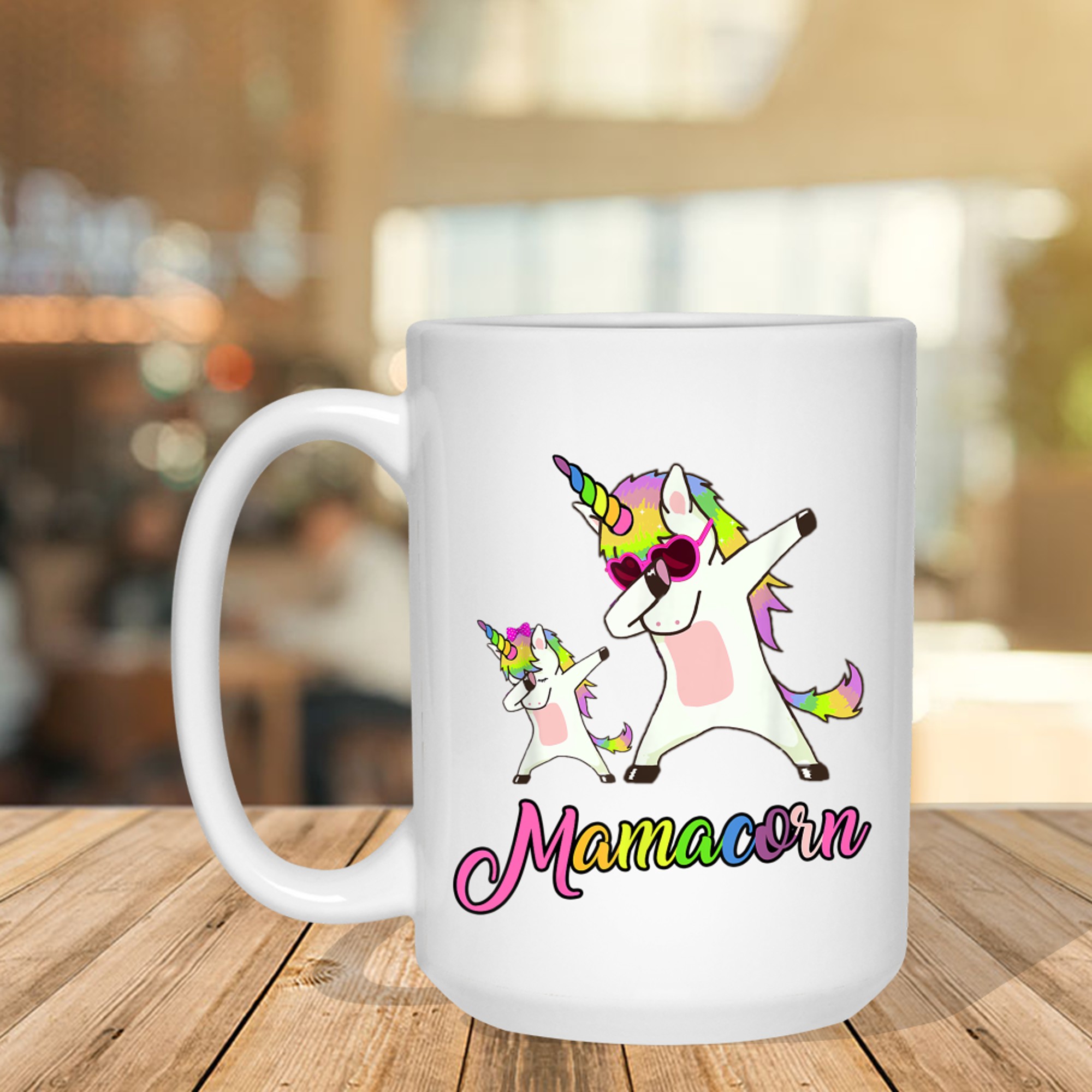 Mamacorn Funny Unicorn Mommy Unicorn Girl Mother Mug