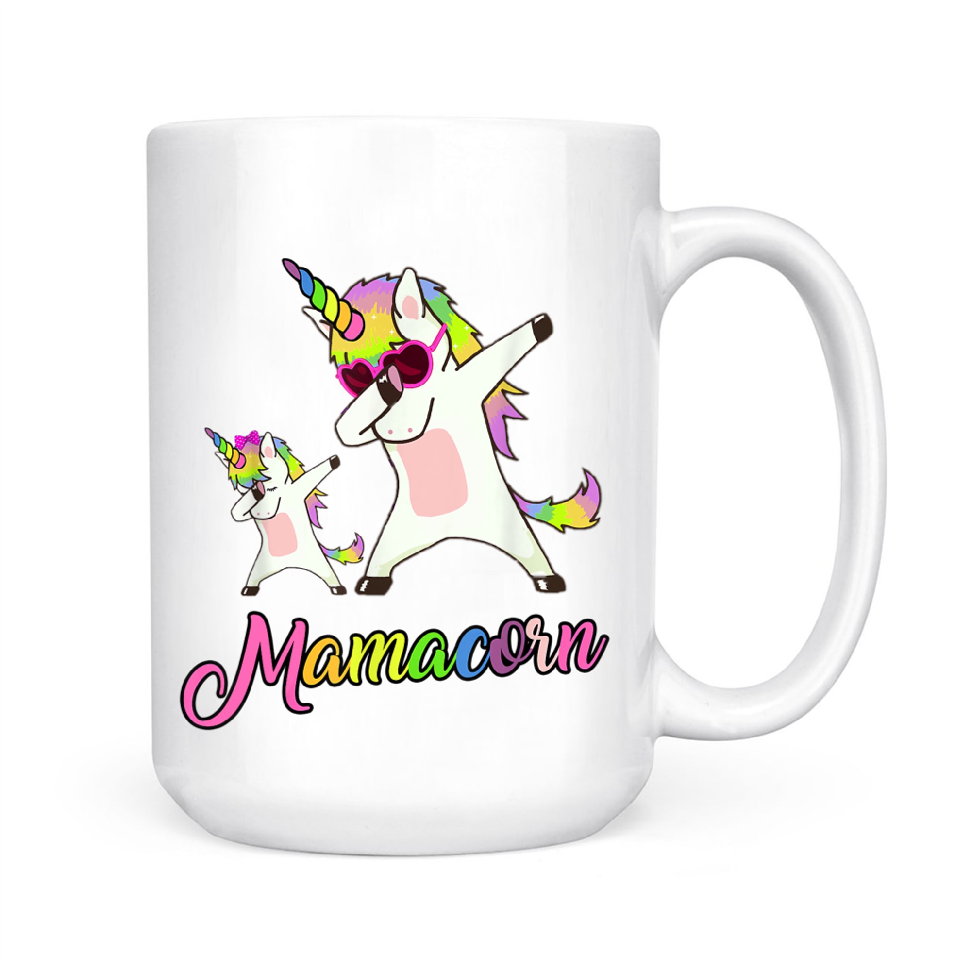 Mamacorn Funny Unicorn Mommy Unicorn Girl Mother Mug
