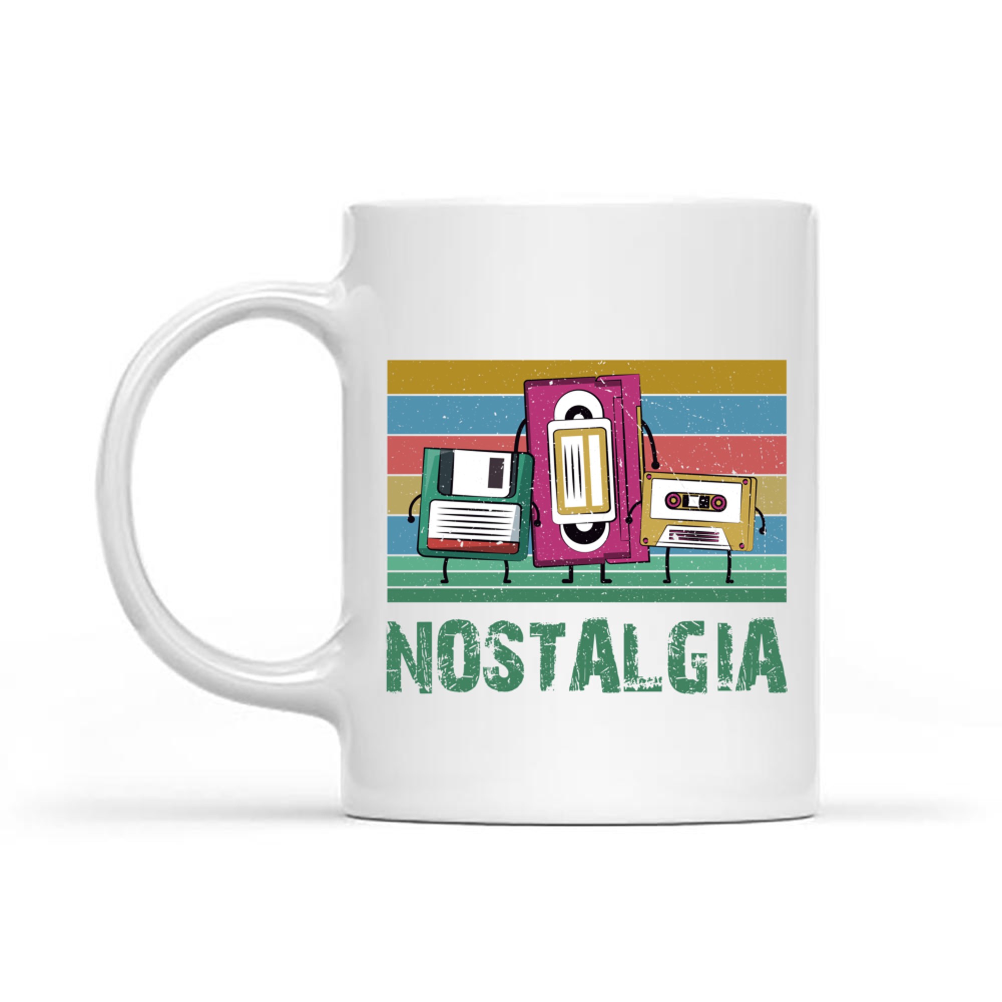 Nostalgia Retro Vintage 80s 90s Technology Lover Mug