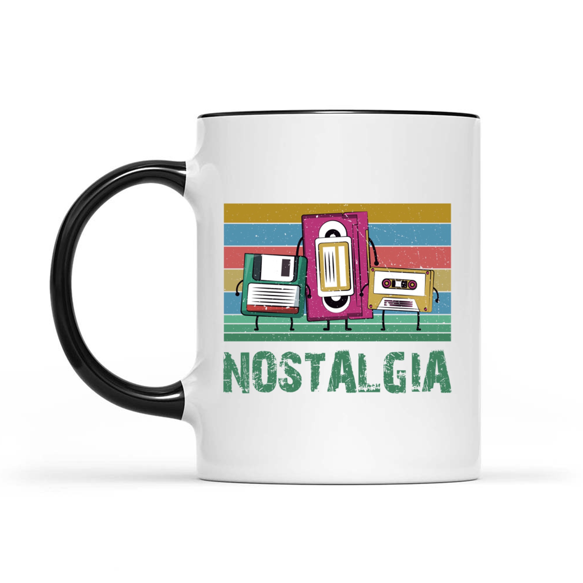 Nostalgia Retro Vintage 80s 90s Technology Lover Mug