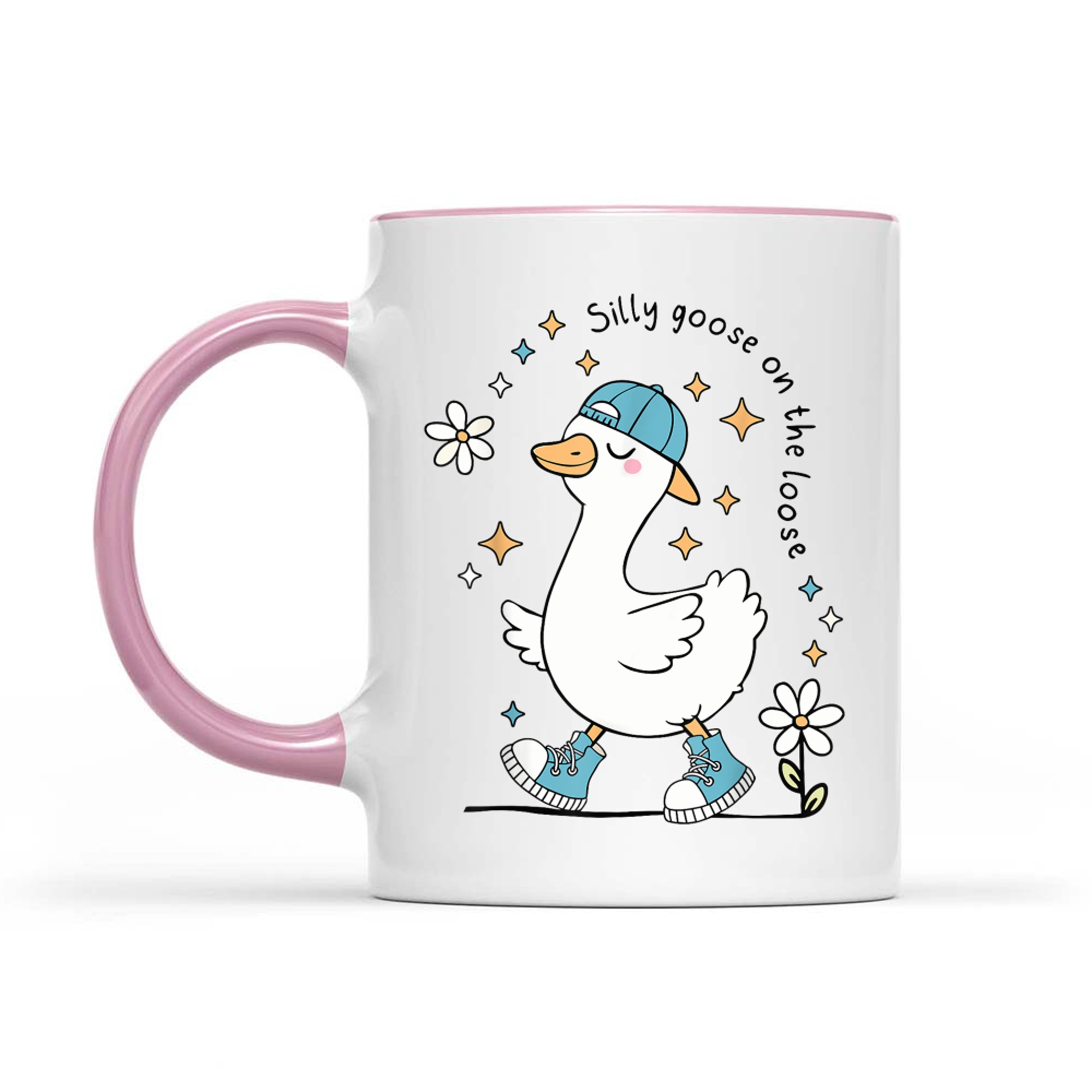 Silly Goose on the Loose Funny Cute Animal Mug