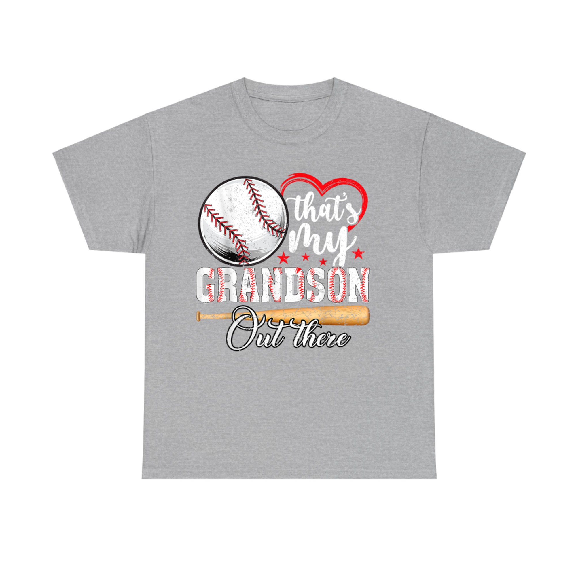 That's My Grandson Out There Baseball Grandma Mother's Day T-Shirt