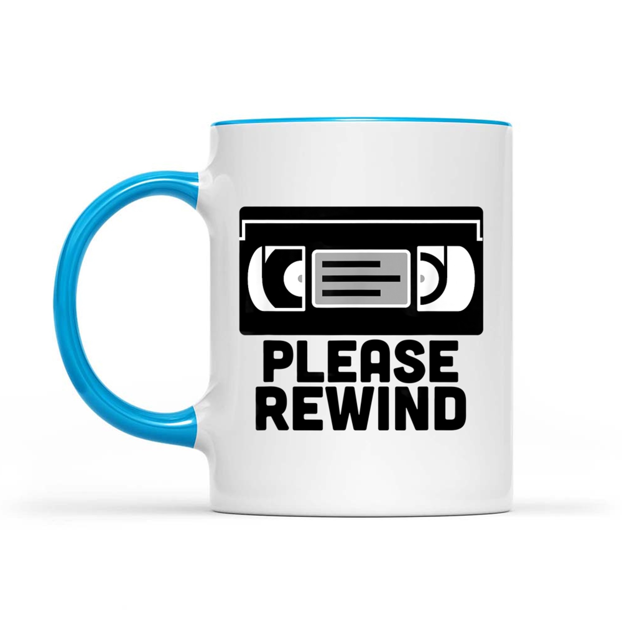 VHS Please Rewind VHS Tape VHS Player Nostalgia 80s Mug