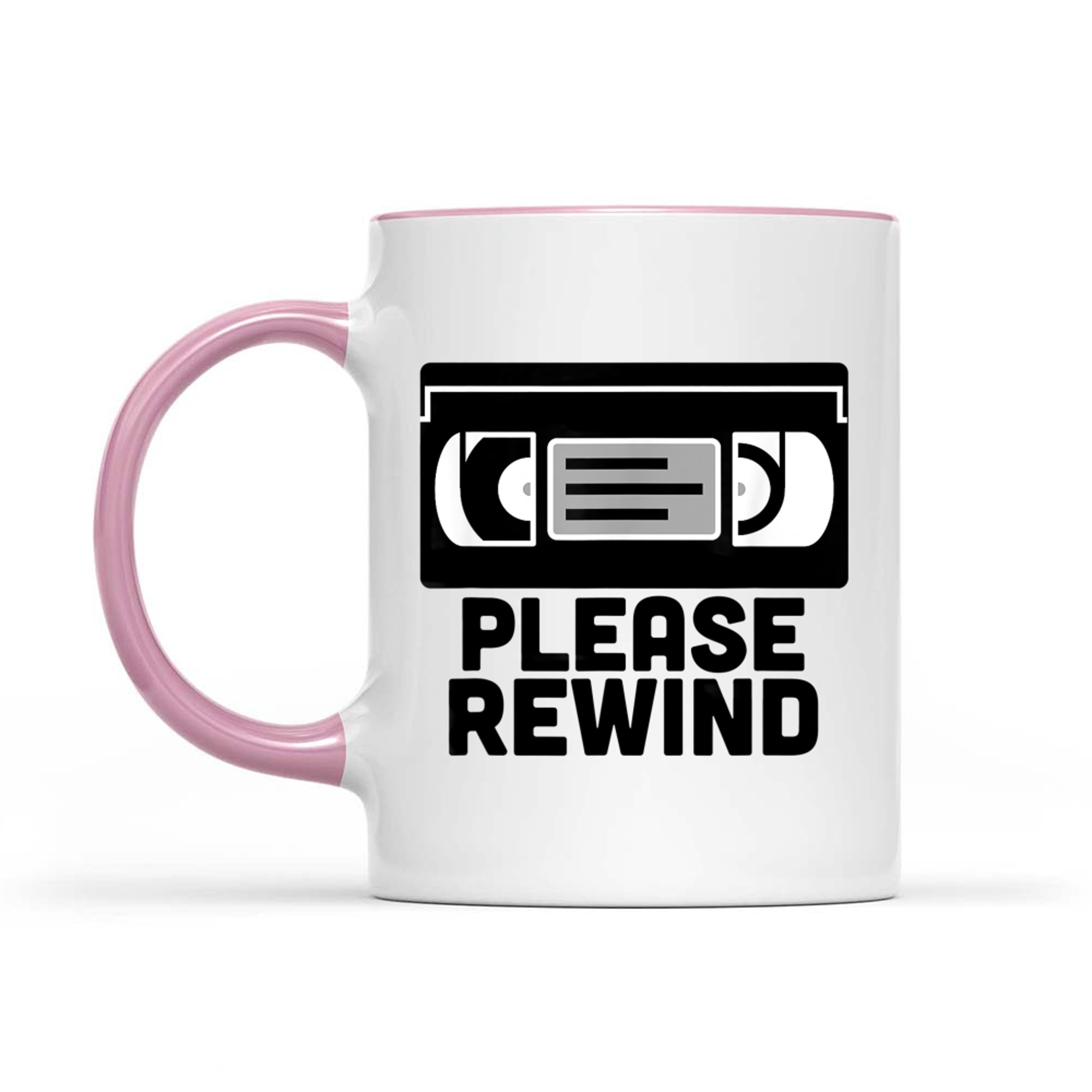 VHS Please Rewind VHS Tape VHS Player Nostalgia 80s Mug