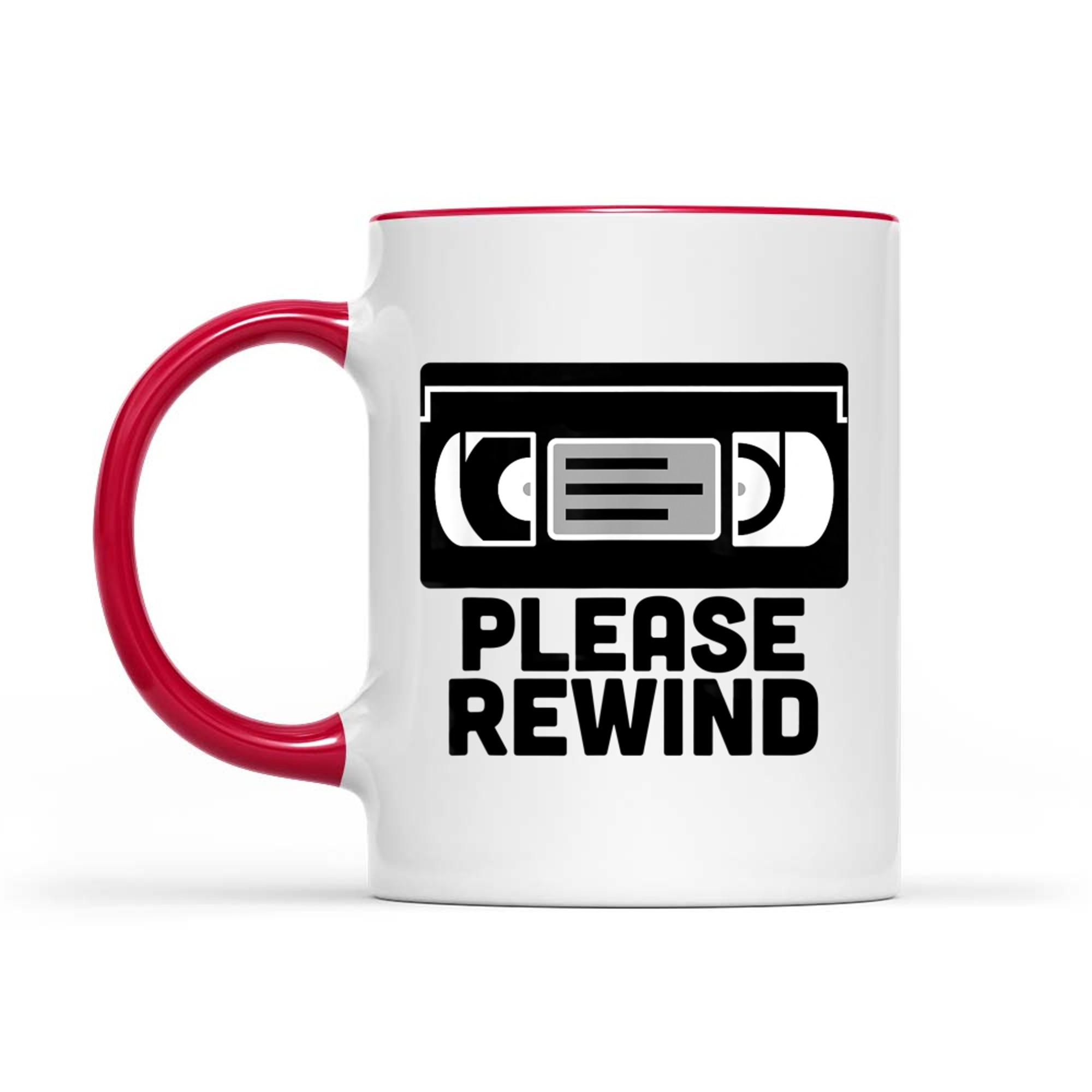 VHS Please Rewind VHS Tape VHS Player Nostalgia 80s Mug