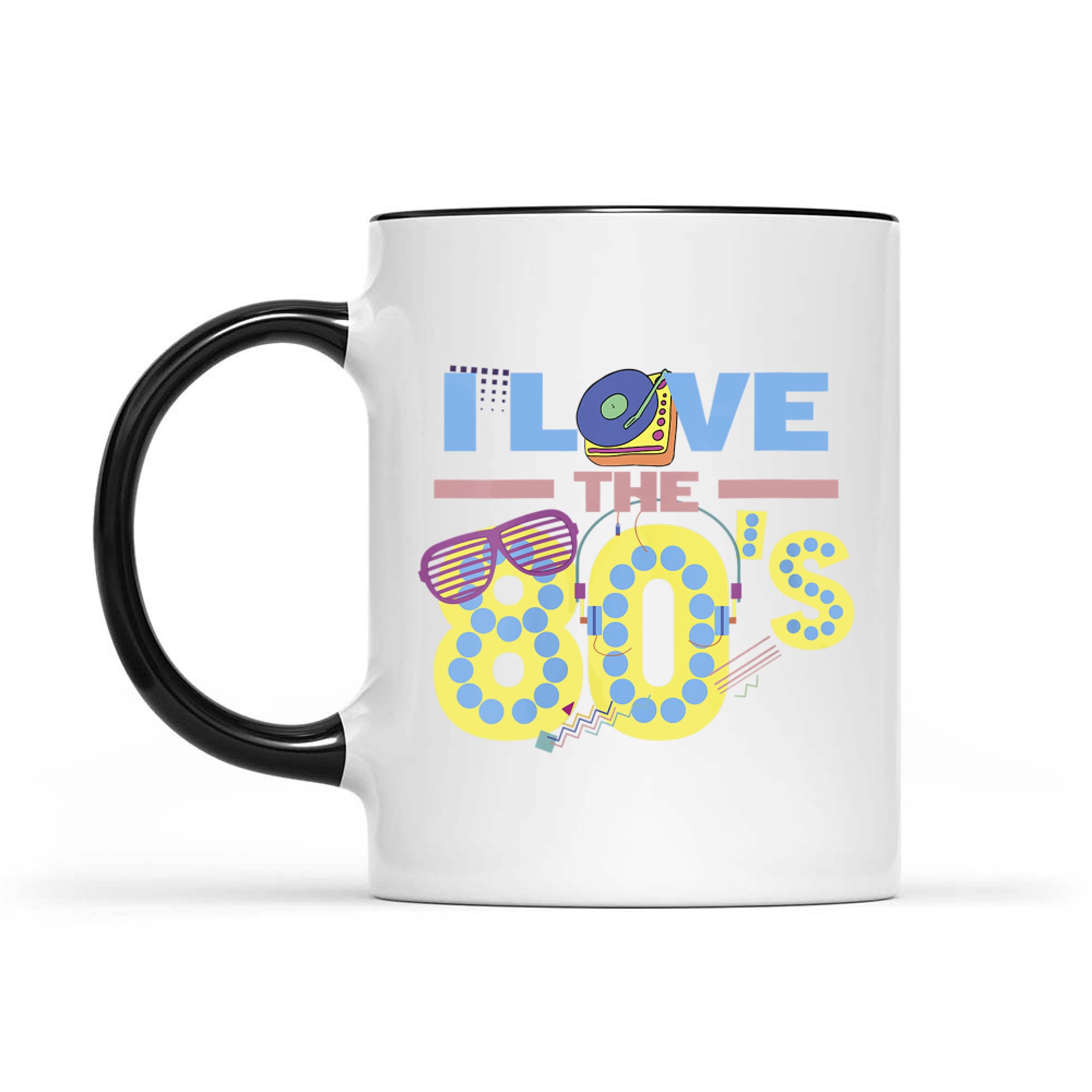 Womens Eighties Kid 1980s Nostalgia Gift 80s Fans Mug