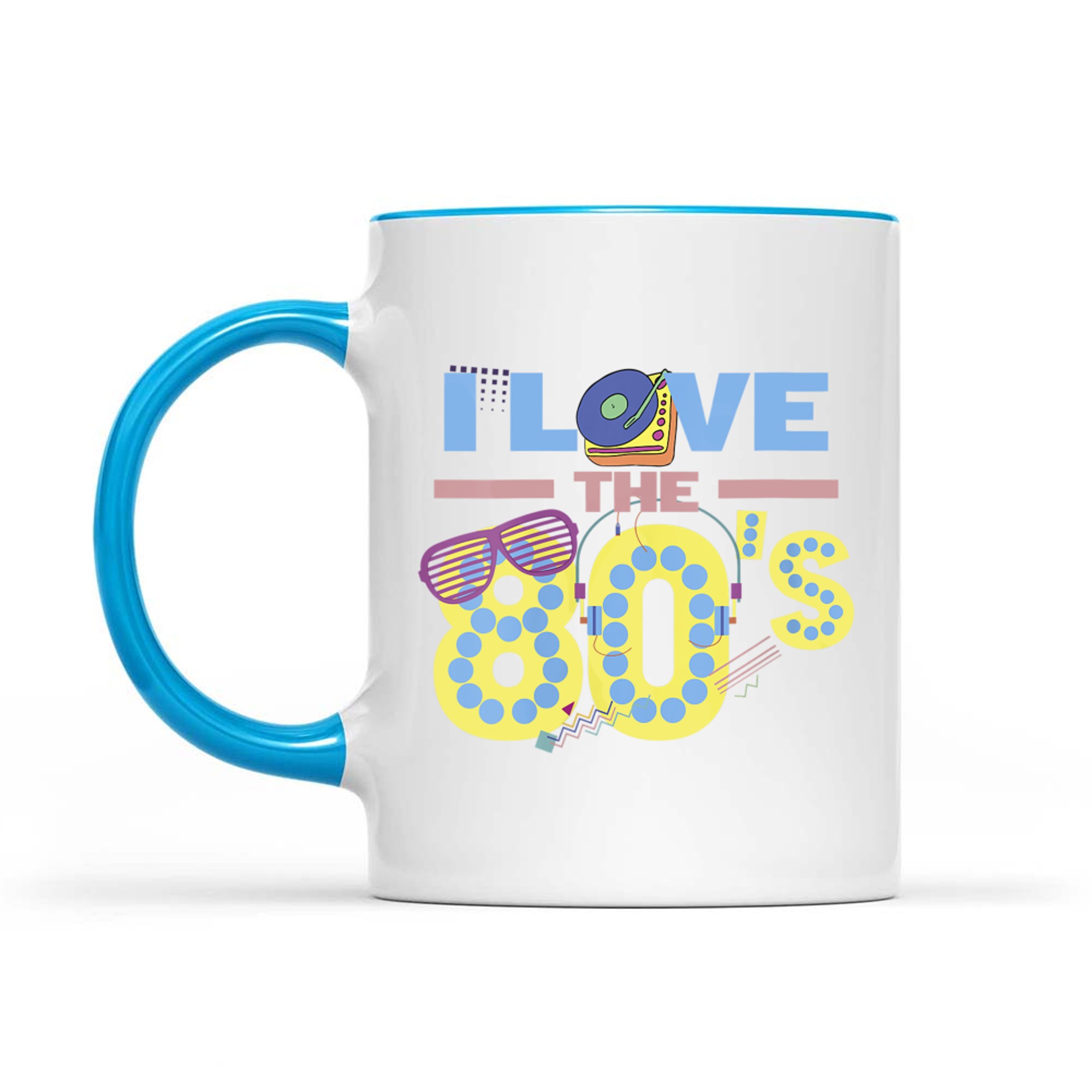 Womens Eighties Kid 1980s Nostalgia Gift 80s Fans Mug