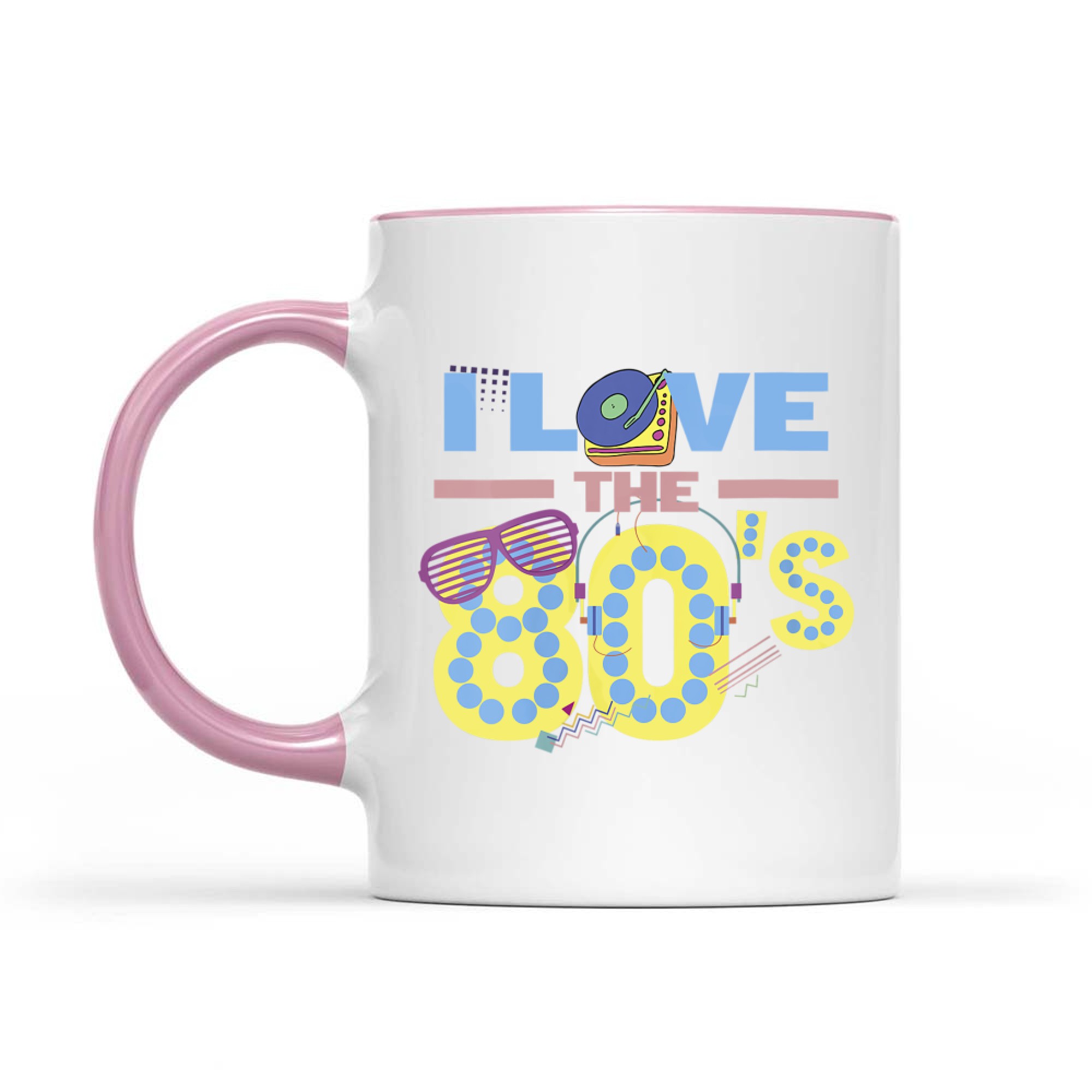 Womens Eighties Kid 1980s Nostalgia Gift 80s Fans Mug