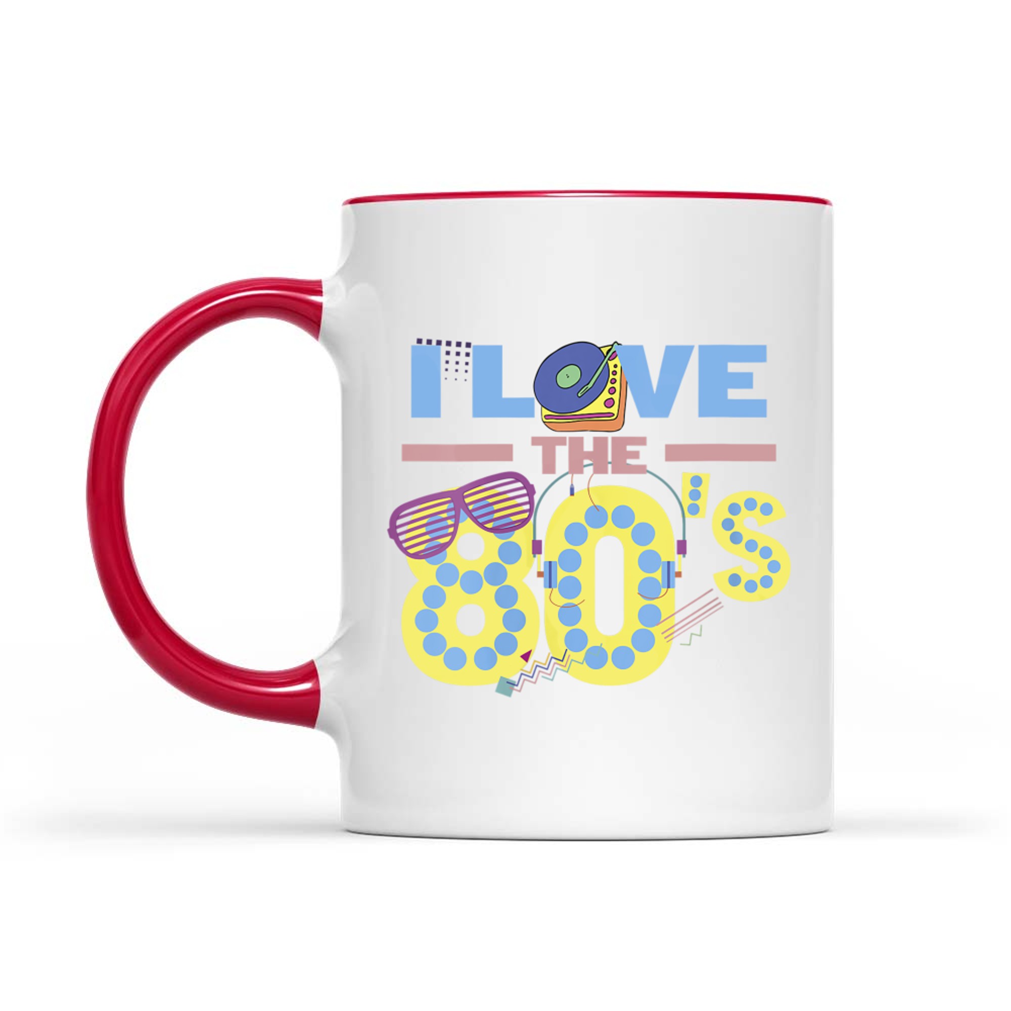 Womens Eighties Kid 1980s Nostalgia Gift 80s Fans Mug