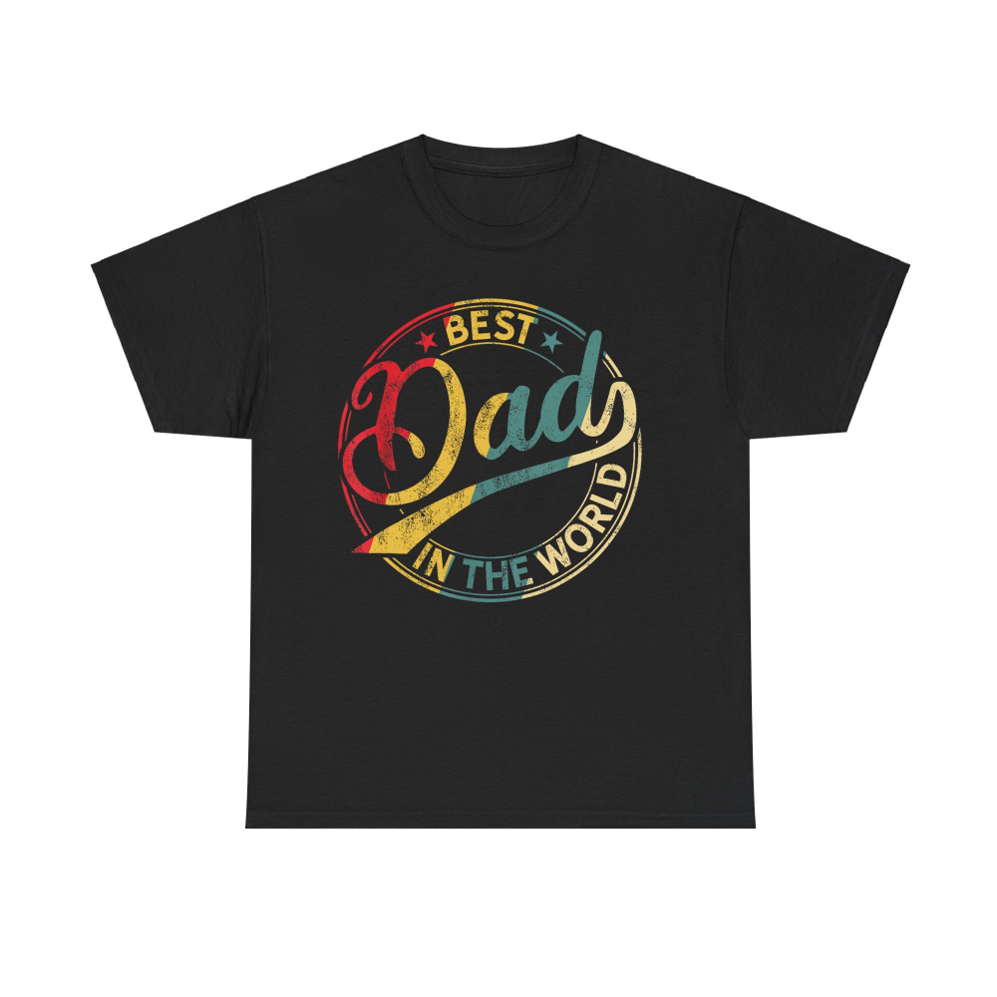 Best Dad In The World Vintage Father’s Day Retro T-Shirt