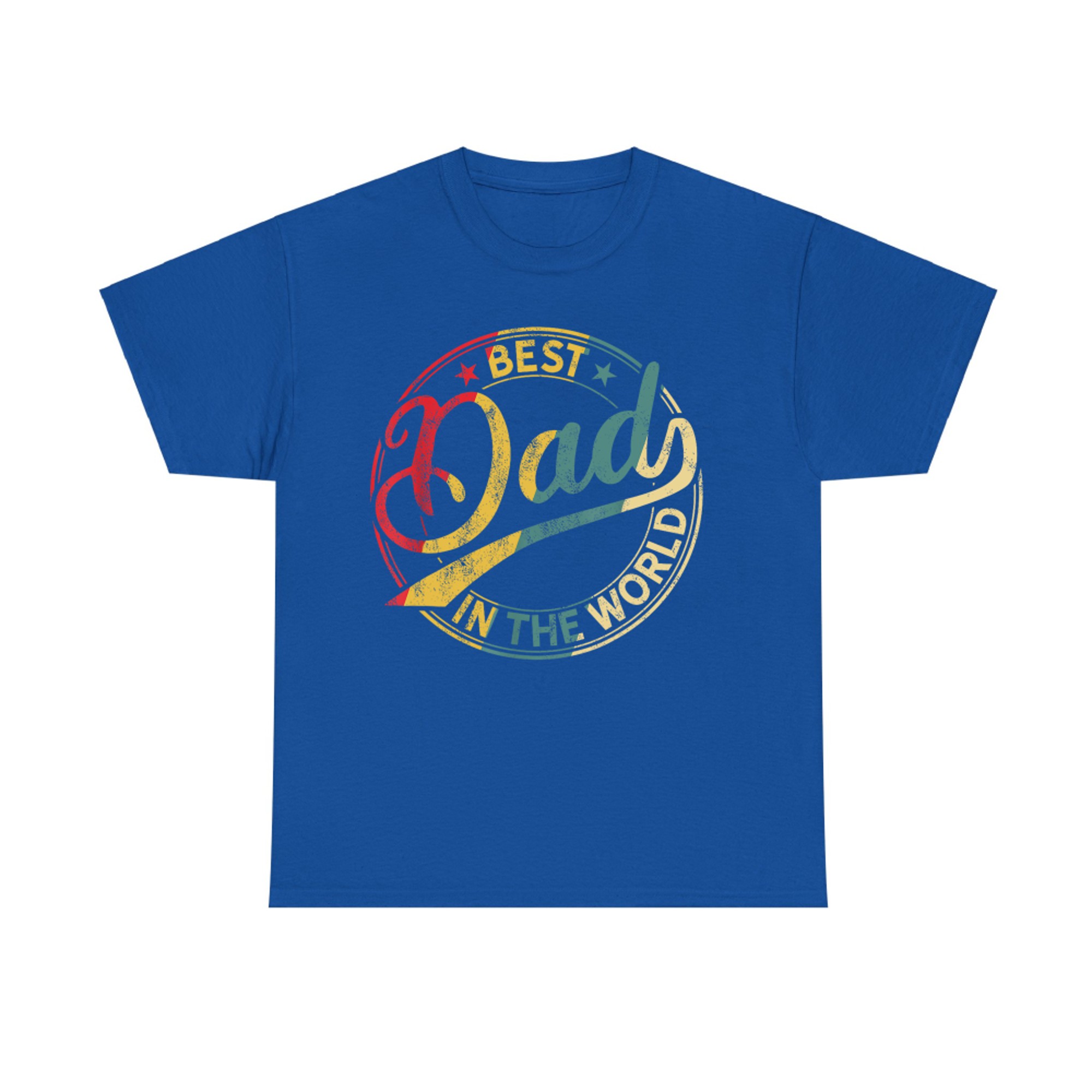 Best Dad In The World Vintage Father’s Day Retro T-Shirt