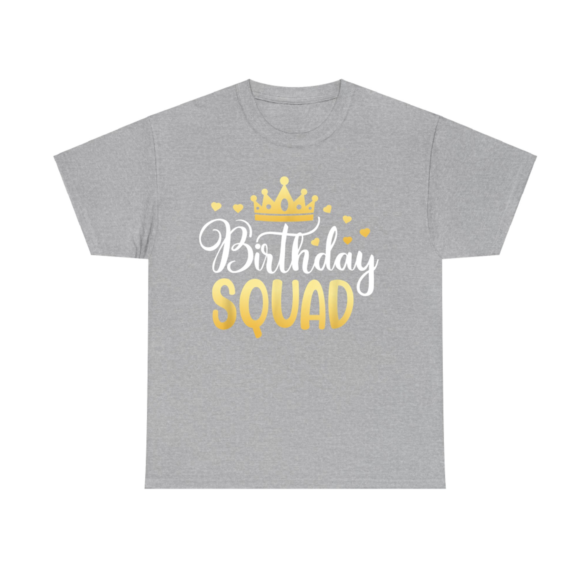 Birthday Squad Party Matching Family Group Funny Bday Team T-Shirt