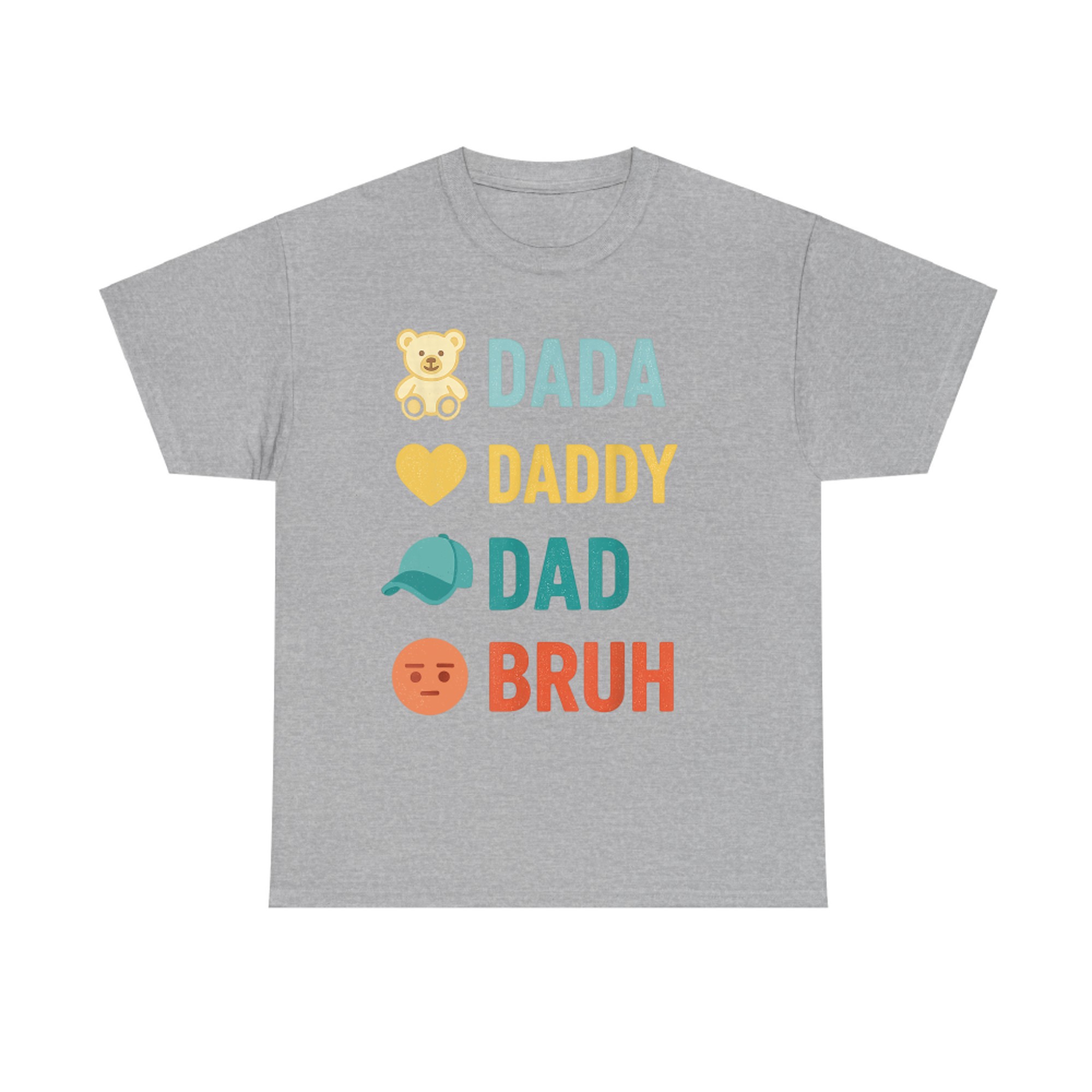 Dada Daddy Dad Bruh Funny Husband Dad Father's Day T-Shirt