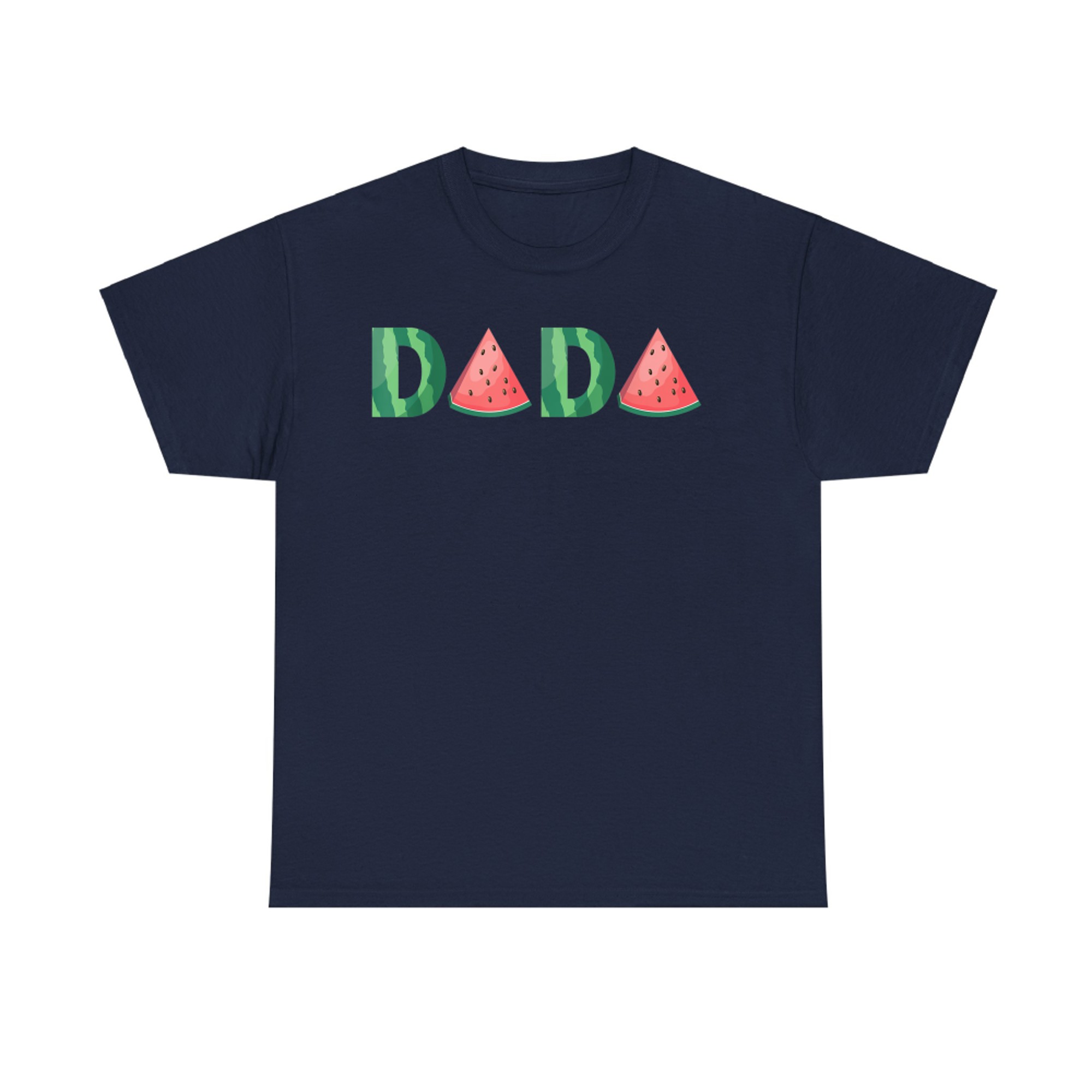 Dada Watermelon Funny Dad Summer Cute Father’s Day Fruit T-Shirt
