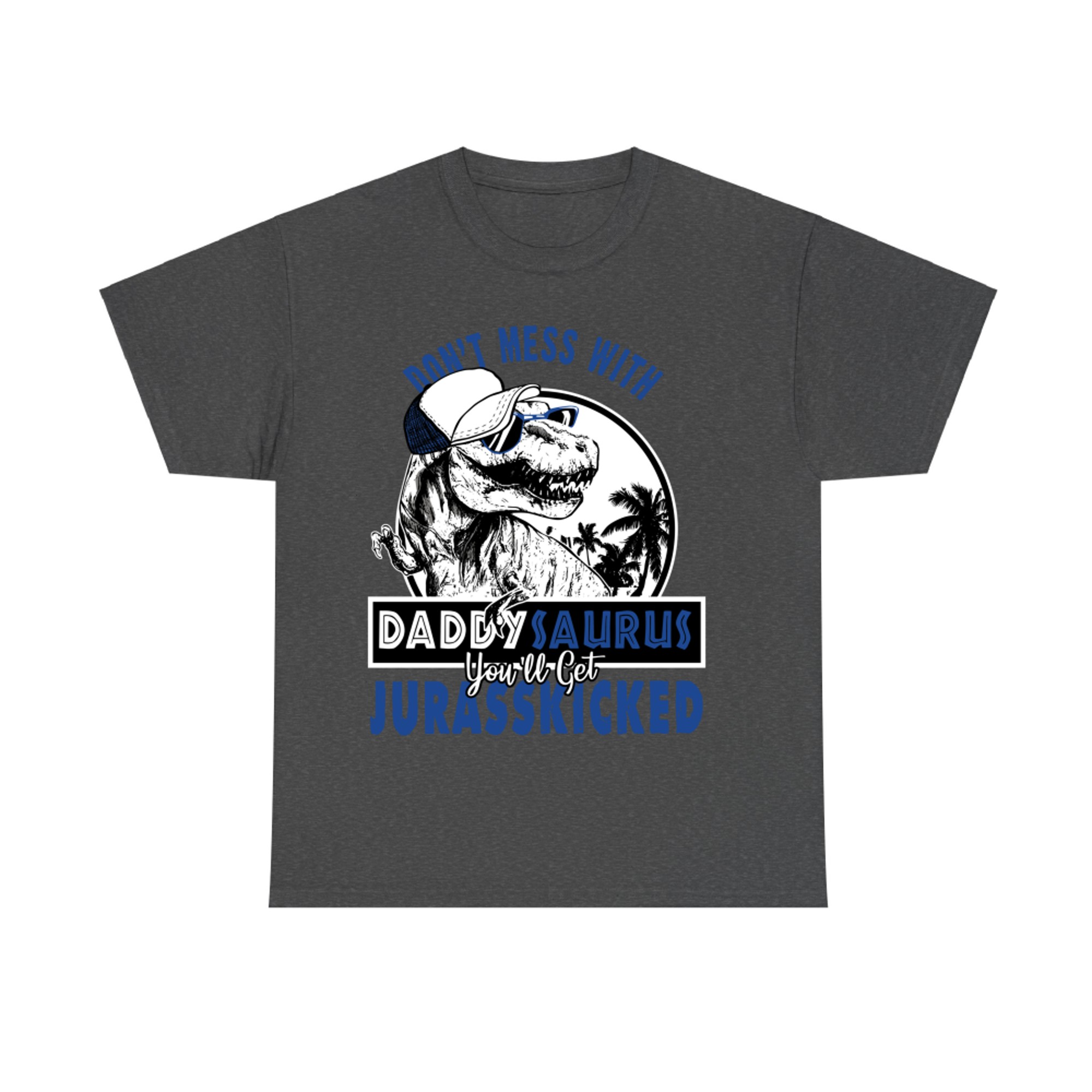 Daddysaurus Dad Husband Father's Day Matching Dinosaur T-Shirt