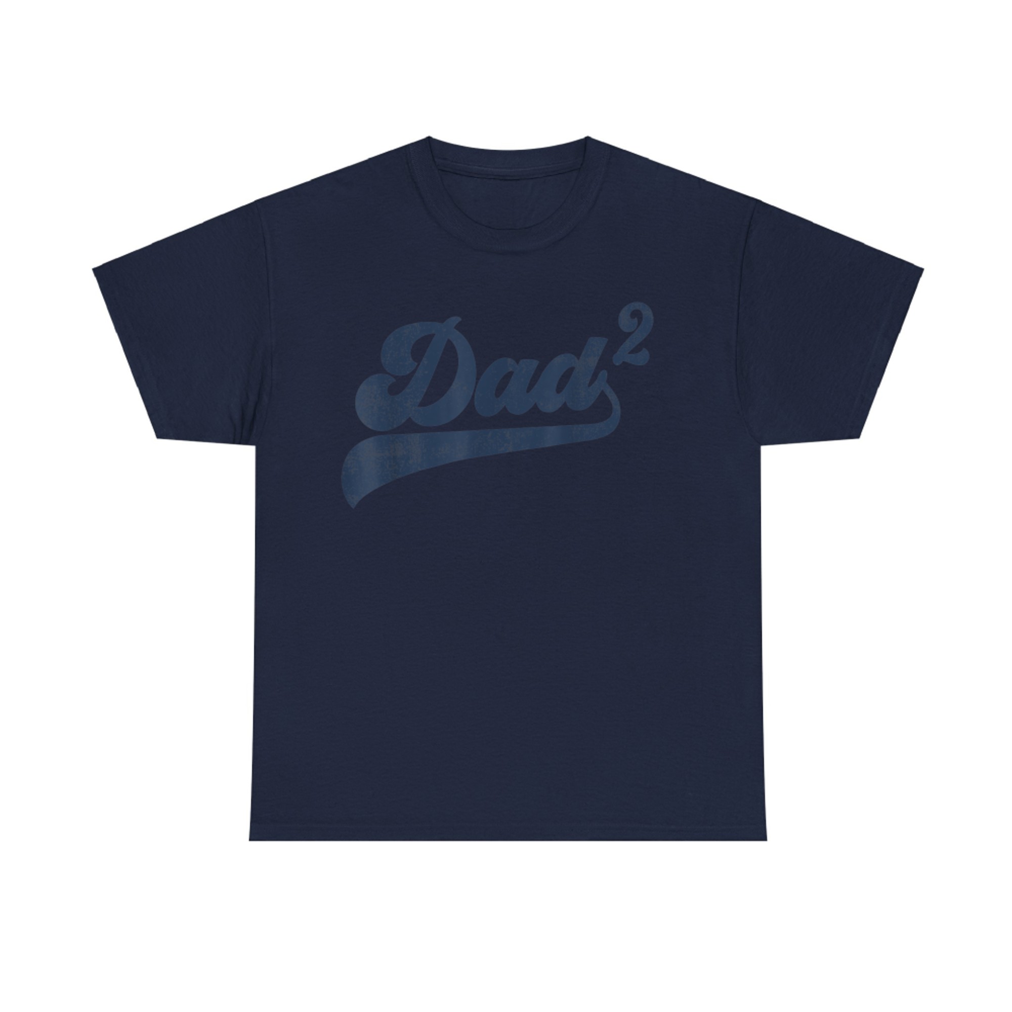 DadFunny Dad Squared Gift Father Of Two Second Time Dad T-Shirt