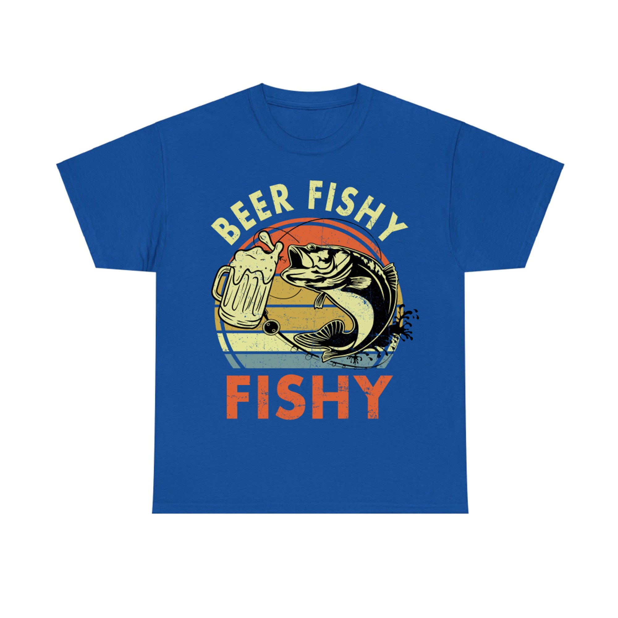 Fishing Beer Fishy Bass Fish Fisherman Dad Funny Hooker