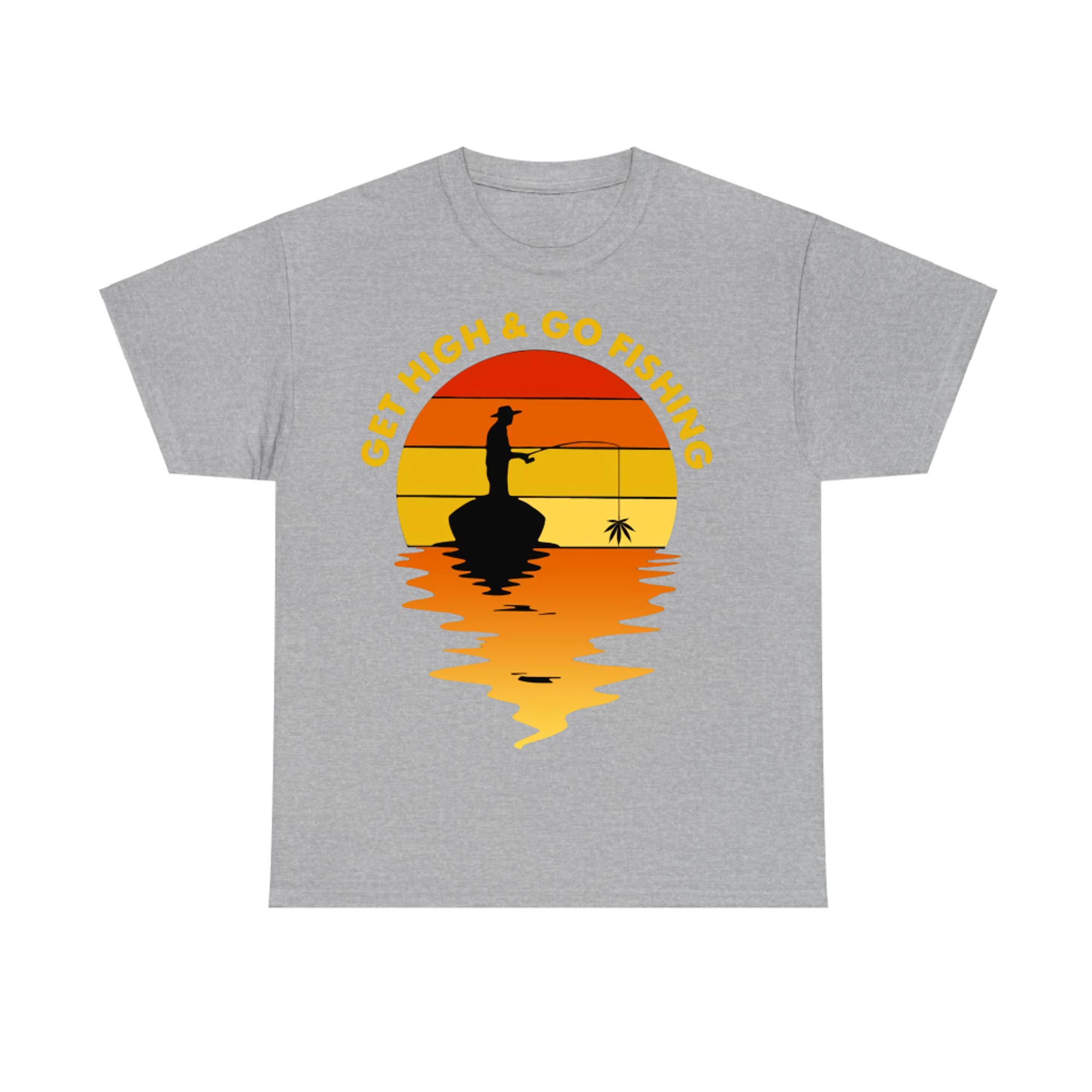 Get High and Go Fishing Vintage