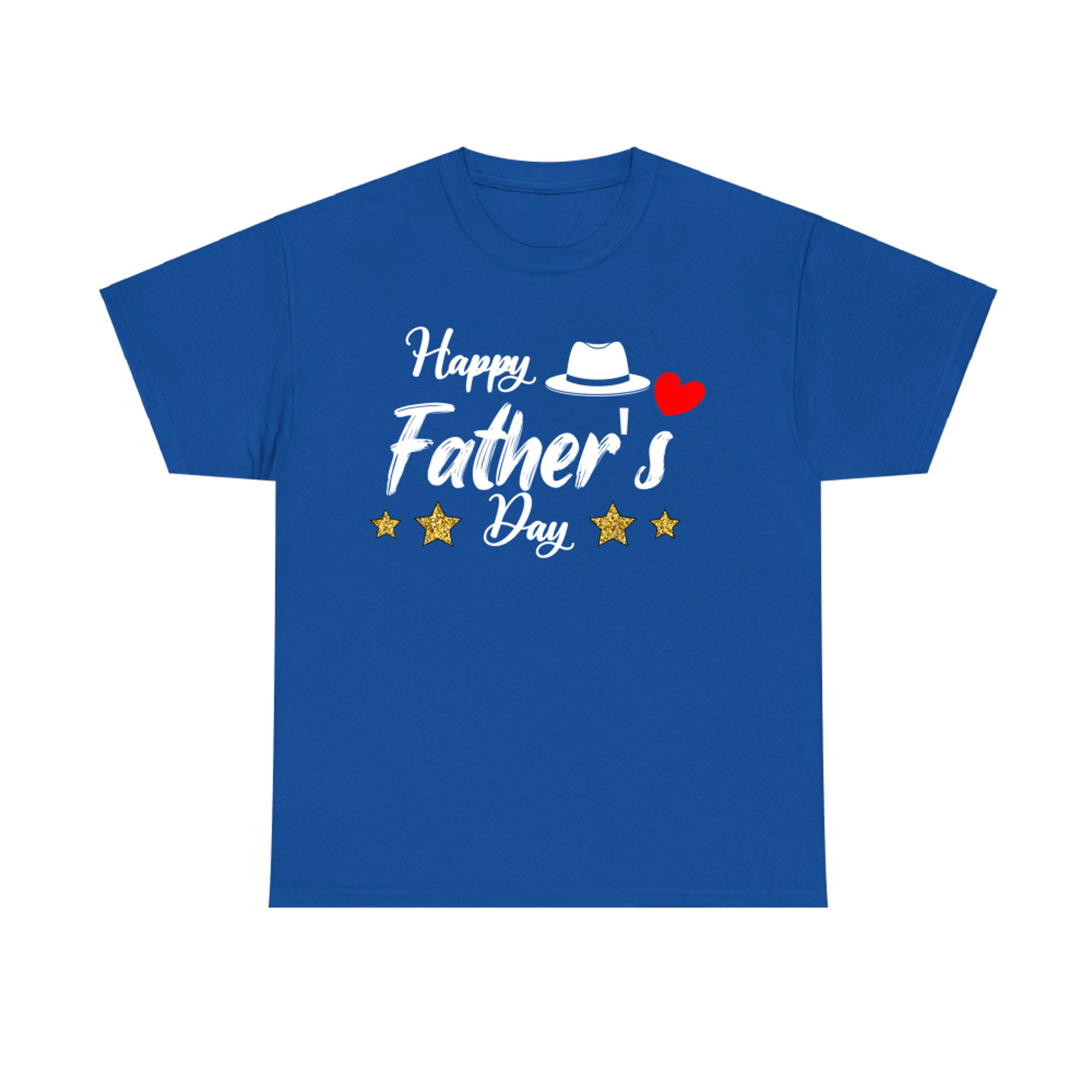 Happy Father’s Day Classic Dad Hat & Heart Gift Dad Grandpa T-Shirt