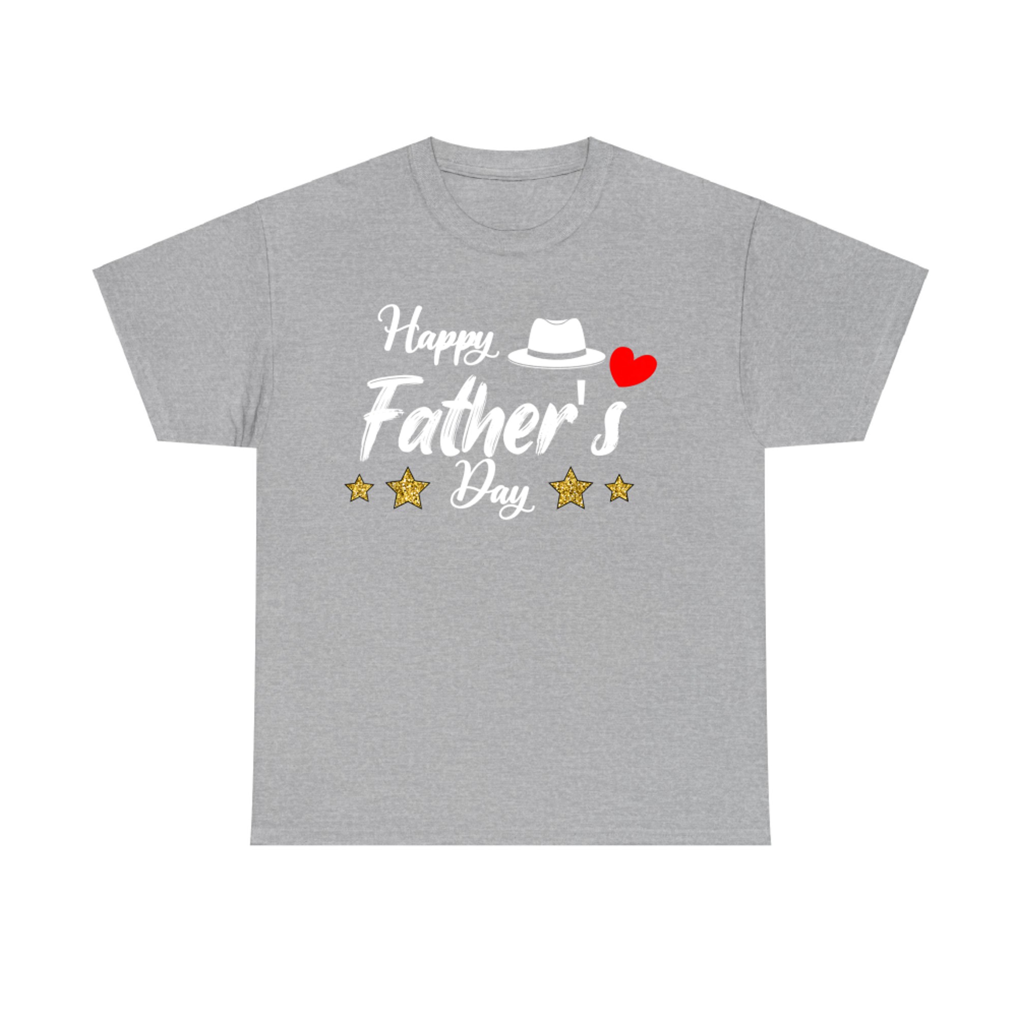 Happy Father’s Day Classic Dad Hat & Heart Gift Dad Grandpa T-Shirt