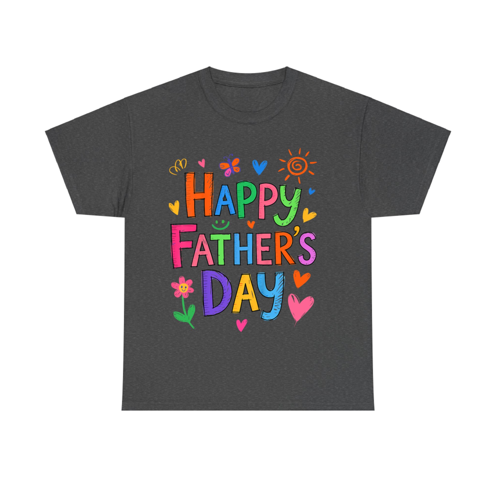 Happy Father's Day Cute Hand Drawn Design T-Shirt