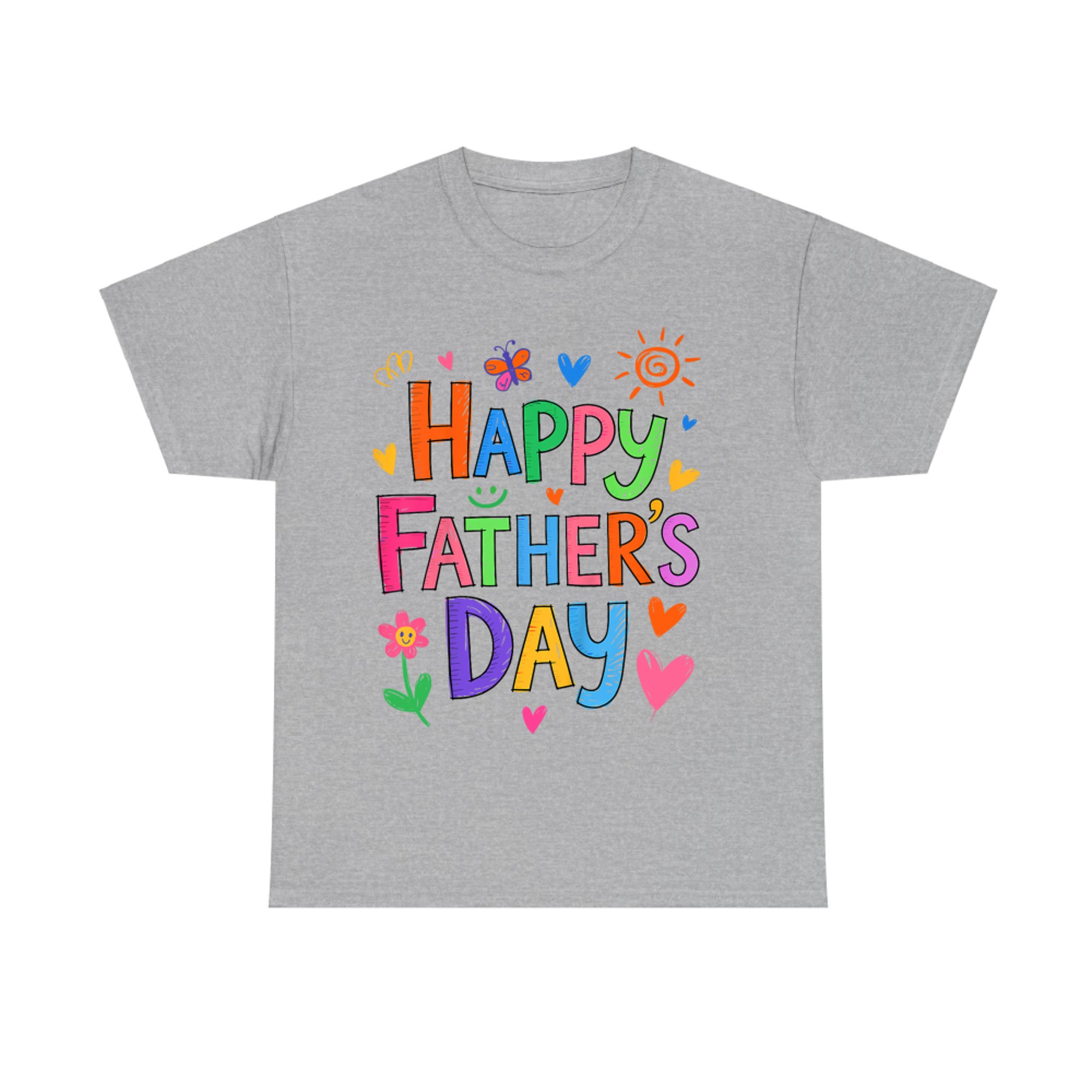 Happy Father's Day Cute Hand Drawn Design T-Shirt
