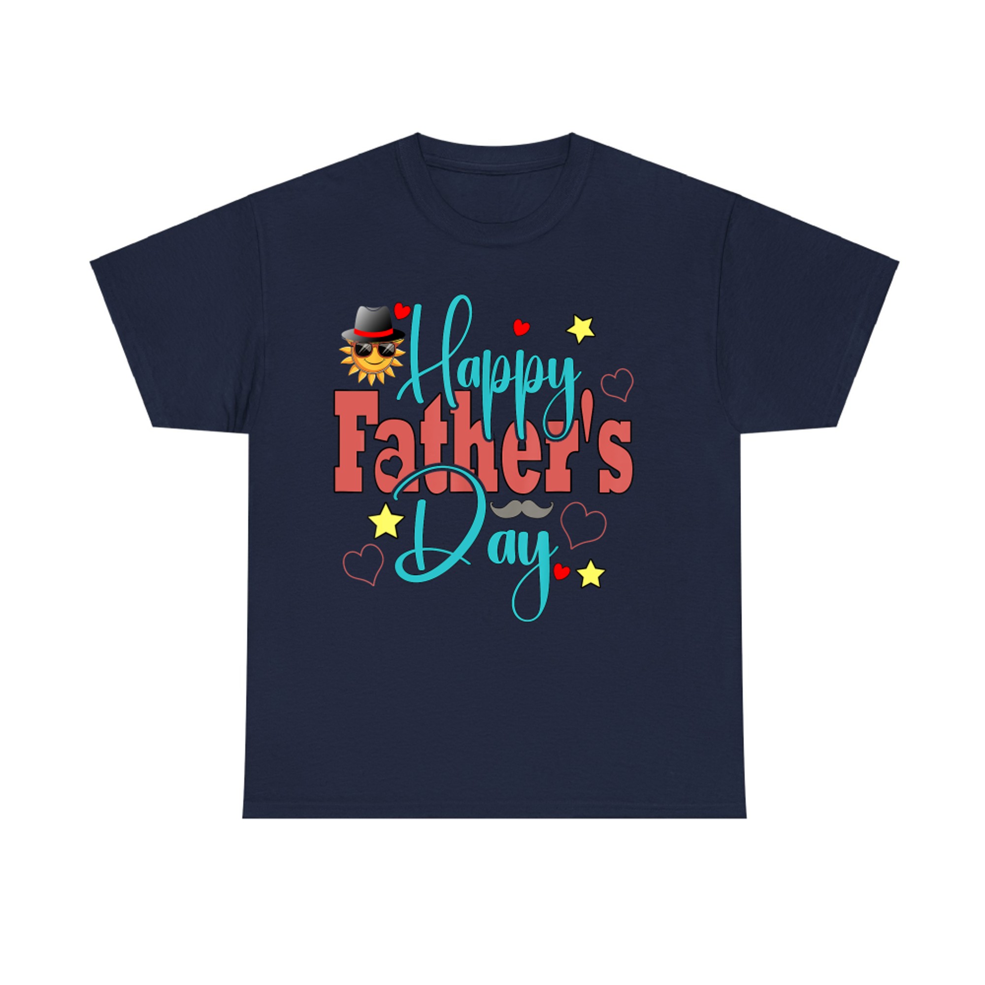 Happy Father's Day Funny Colorful Dad Grandpa Love T-Shirt