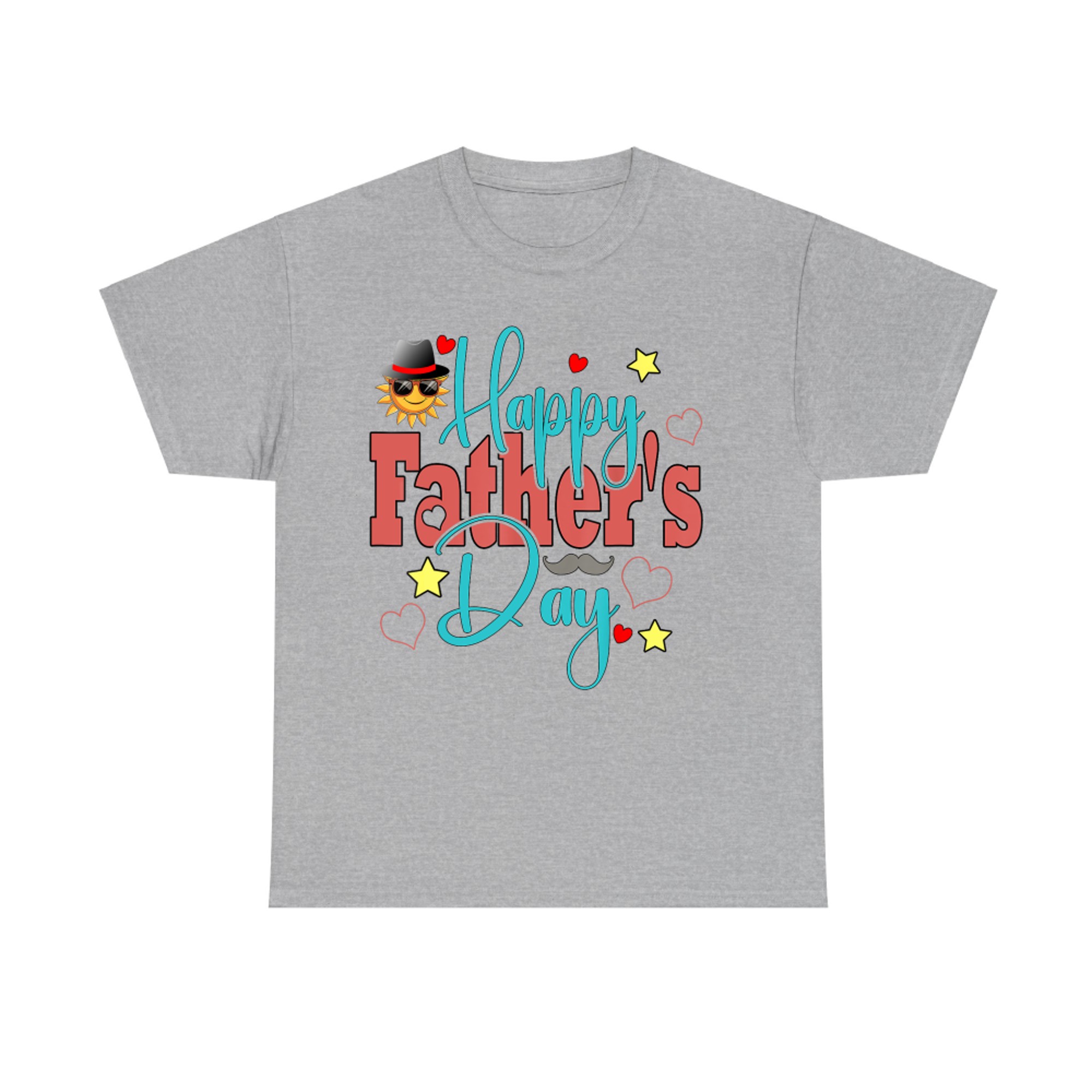 Happy Father's Day Funny Colorful Dad Grandpa Love T-Shirt