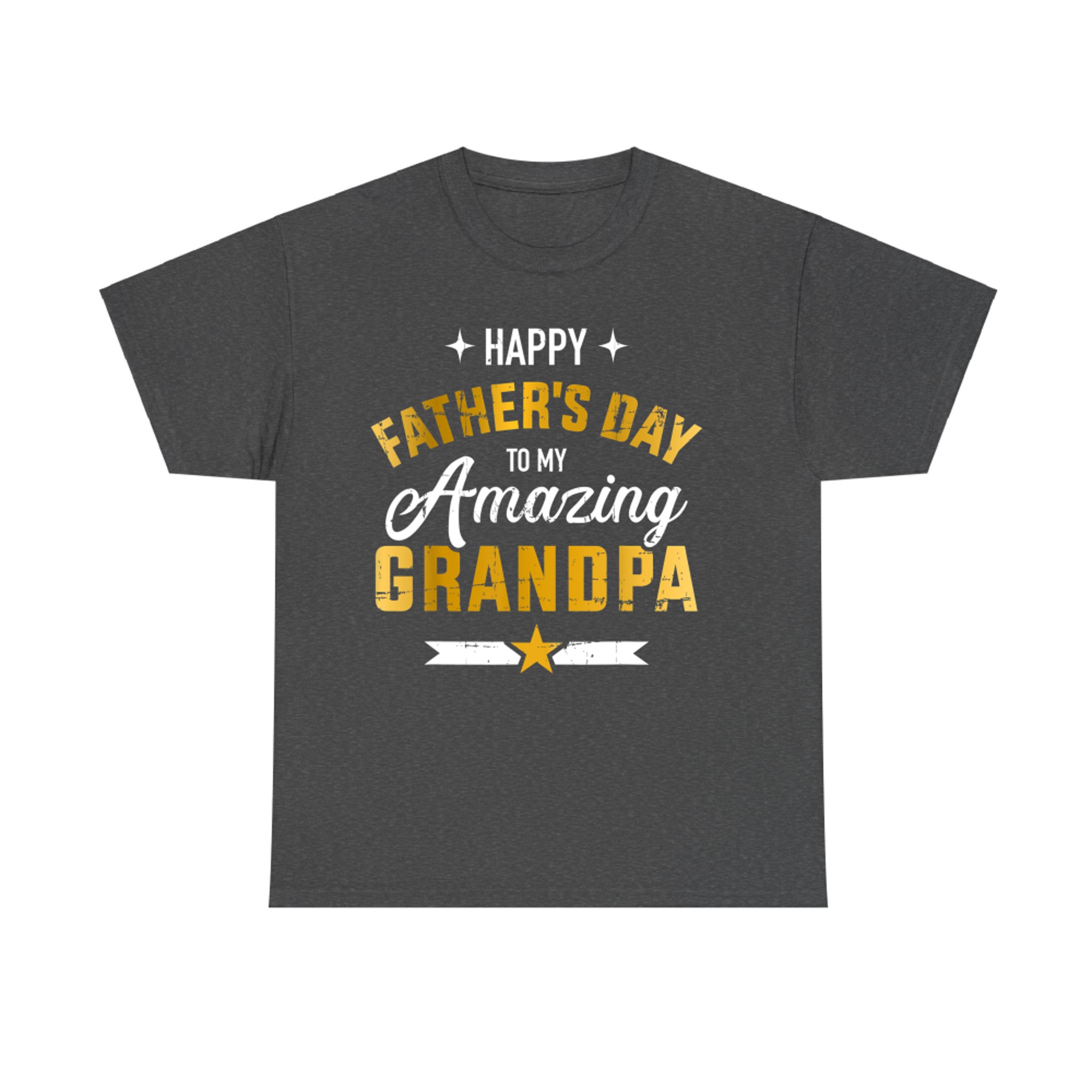 Happy Father's Day My Amazing Grandpa Grandkids T-Shirt