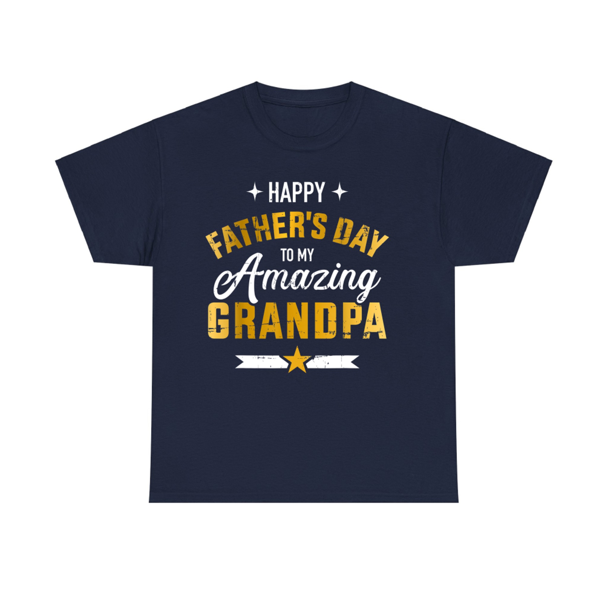 Happy Father's Day My Amazing Grandpa Grandkids T-Shirt