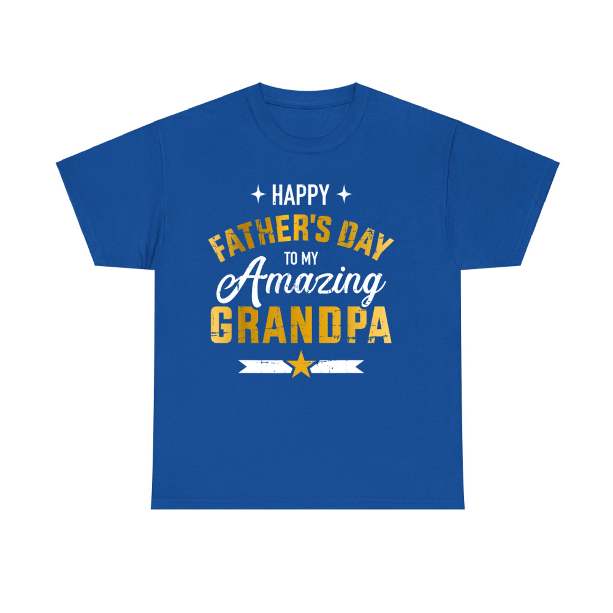Happy Father's Day My Amazing Grandpa Grandkids T-Shirt