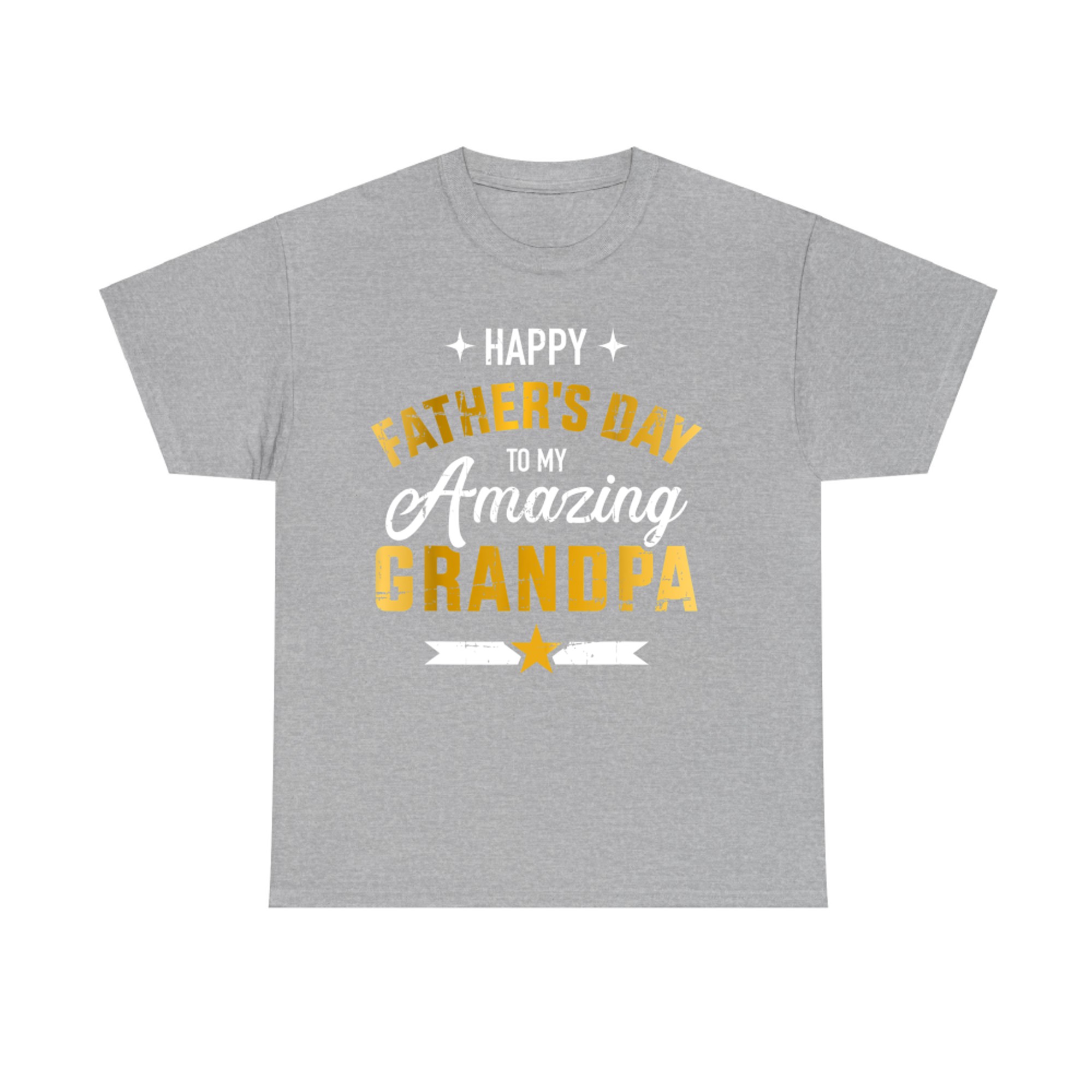 Happy Father's Day My Amazing Grandpa Grandkids T-Shirt