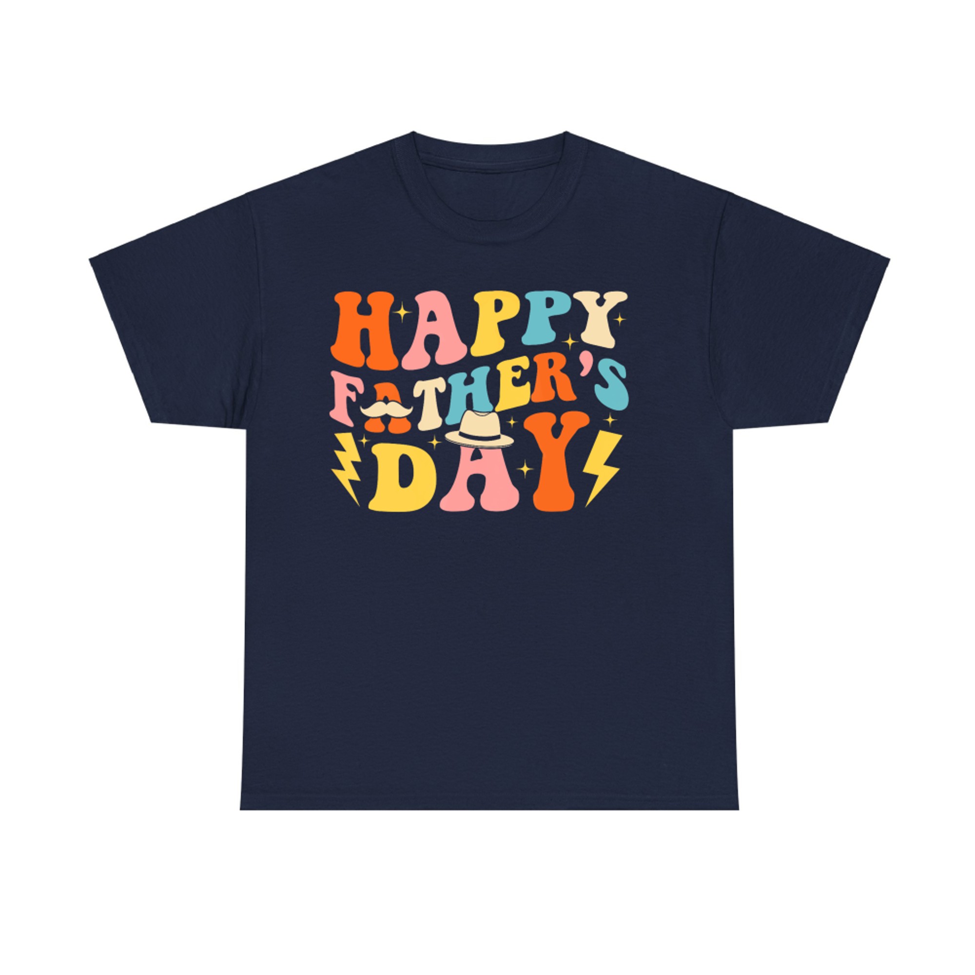 Happy Father's Day Retro Funny Groovy 70s Dad T-Shirt