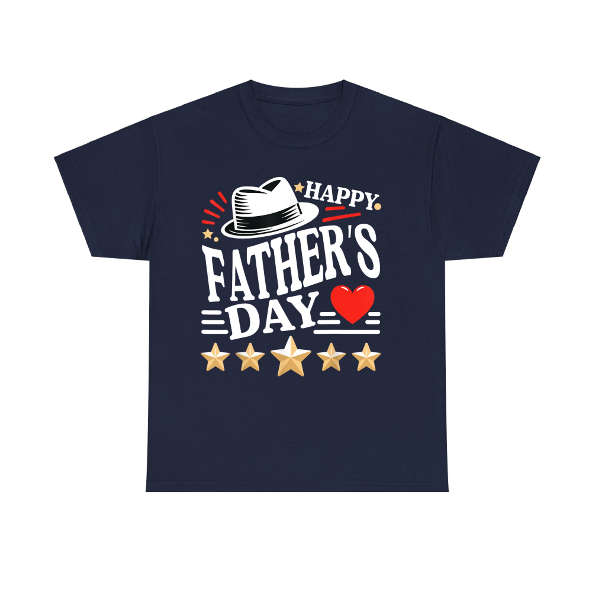 Happy Father’s Day Star Dad Funny Cool Father T-Shirt