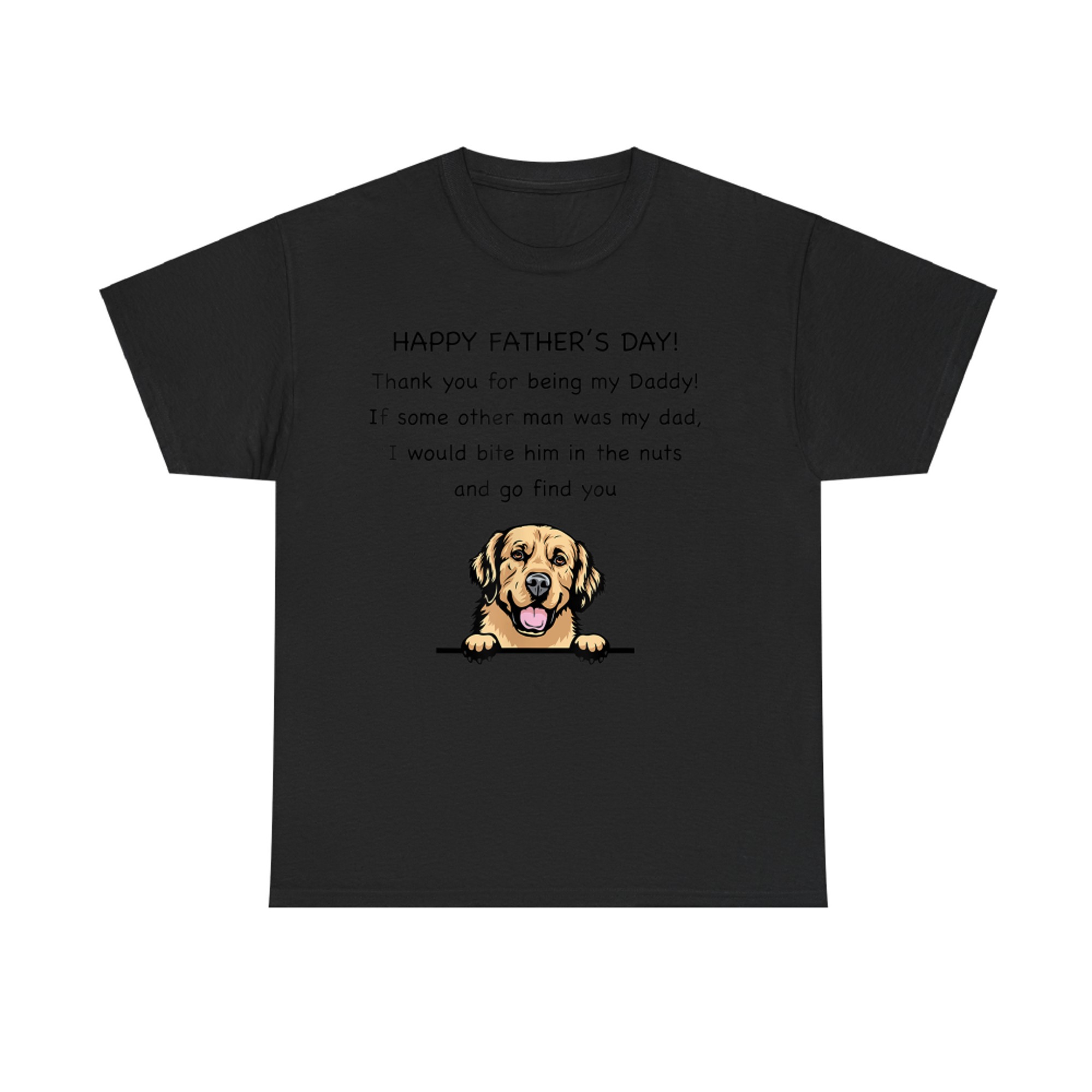 Happy Father's Day Thank You For Being My Daddy Dog Lovers T-Shirt